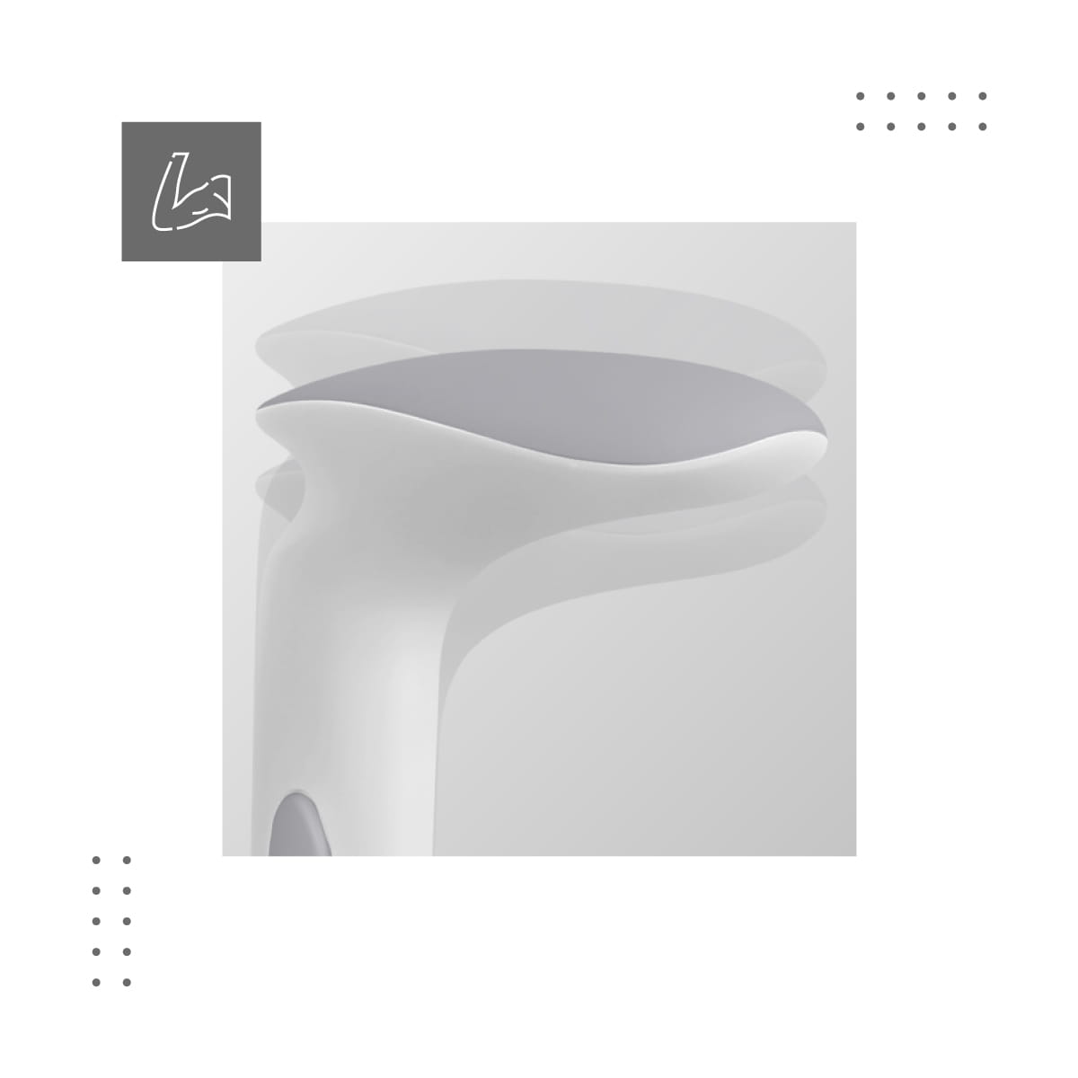 Mark Adler JUNIOR 5.0 Scaun pivotant gri