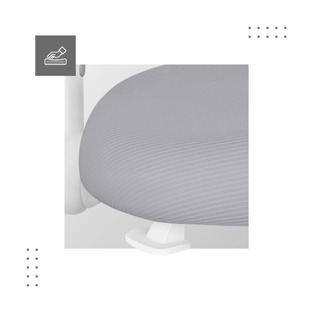 Mark Adler JUNIOR 5.0 Scaun pivotant gri