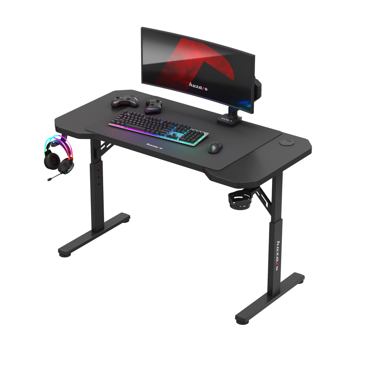 Huzaro Hero 2.6 Black 120 cm birou de gaming