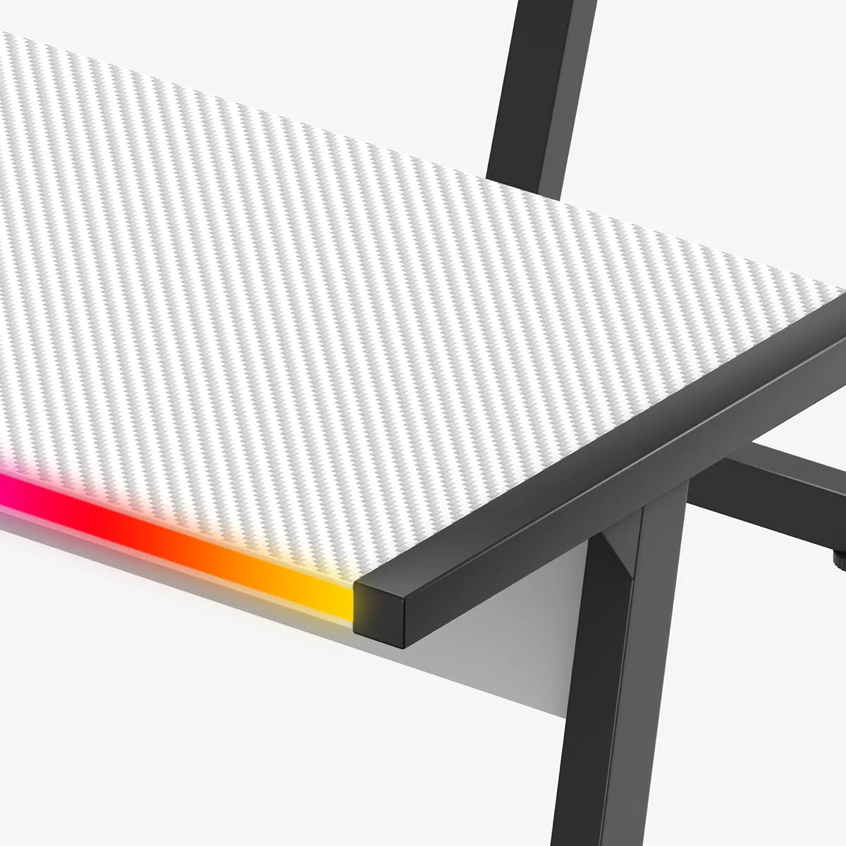 HUZARO HERO 6.0 Alb RGB Smart 147 cm birou de gaming