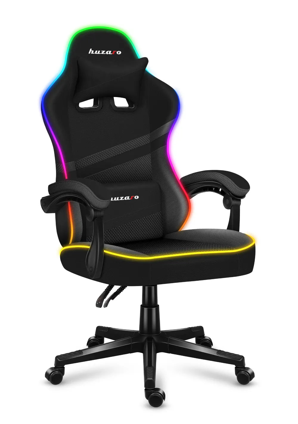 Huzaro FORCE 4.4 RGB Black Mesh Gaming Chair