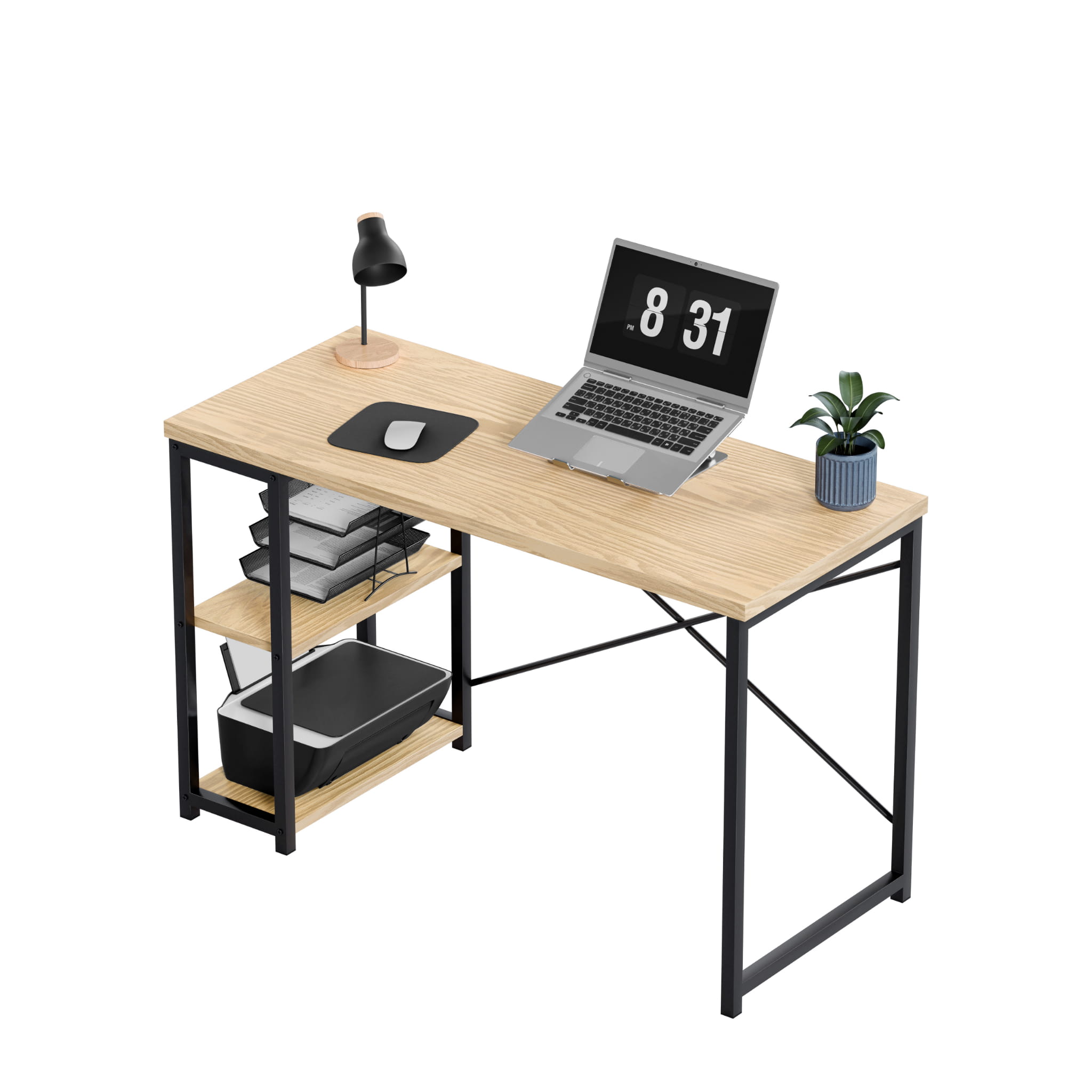 Mark Adler Leader 2.0 Birou artizanal cu rafturi 120 cm