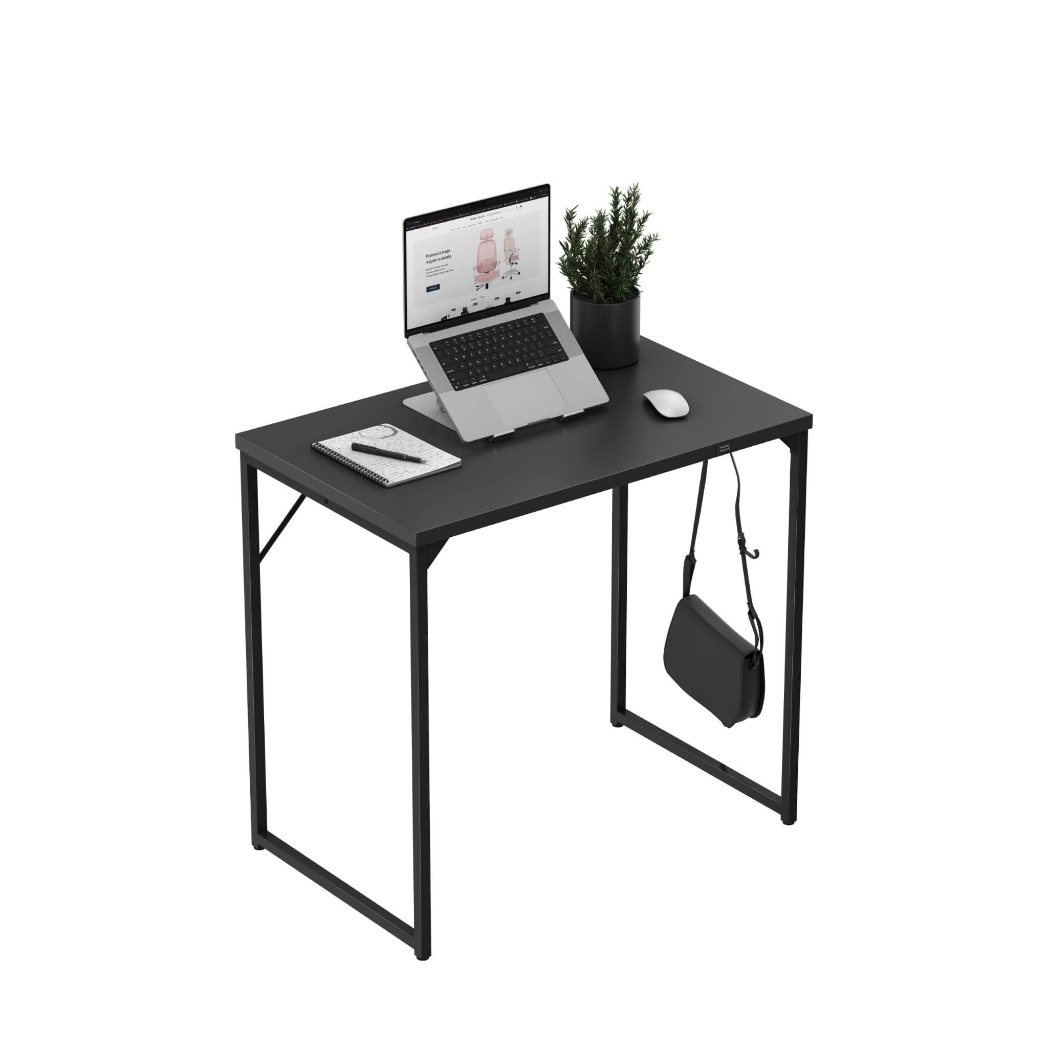 Birou mic Mark Adler Leader 1.3 negru 80 cm