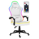 HUZARO FORCE 4.4 RGB Fotoliu de gaming alb