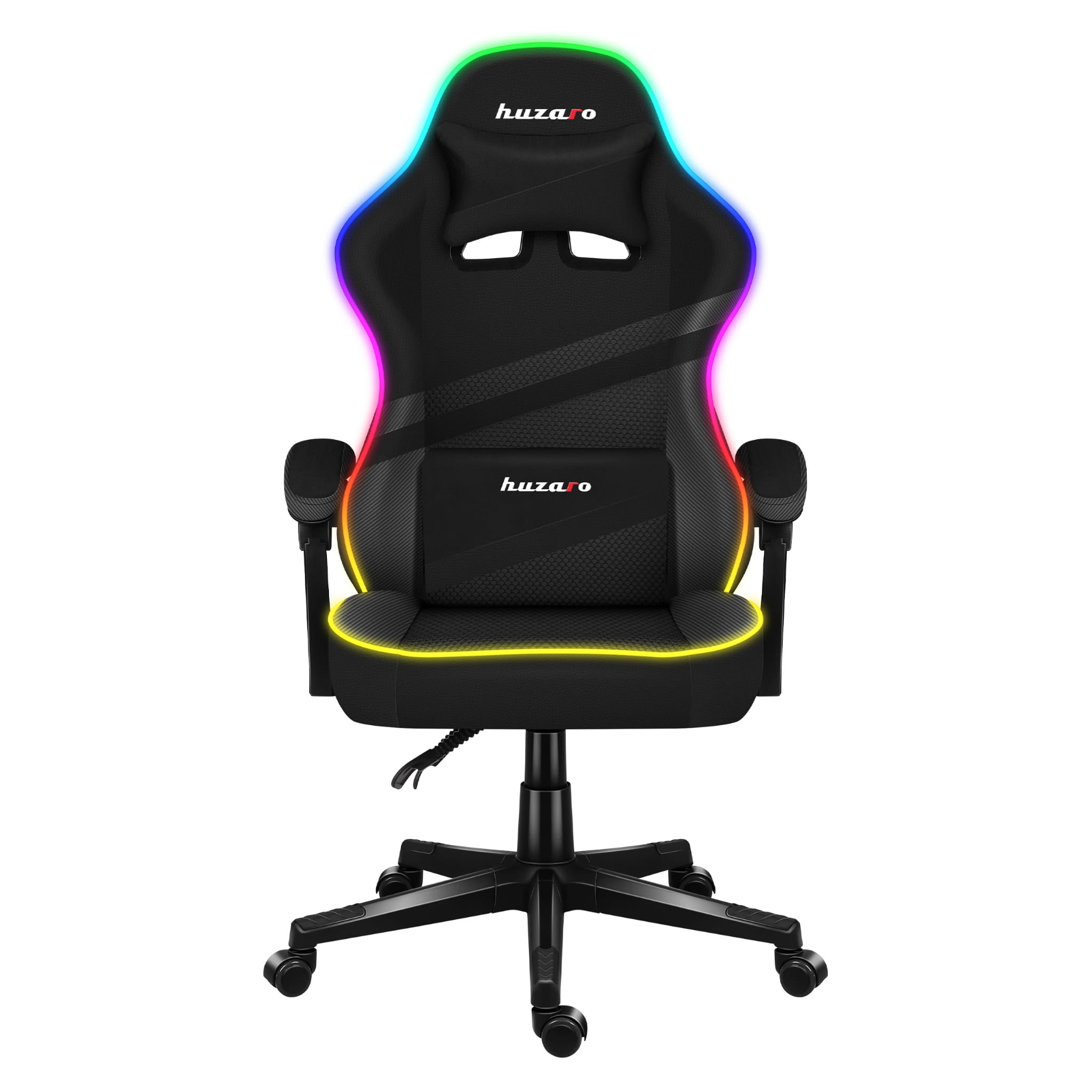 Huzaro FORCE 4.4 RGB Black Mesh Gaming Chair