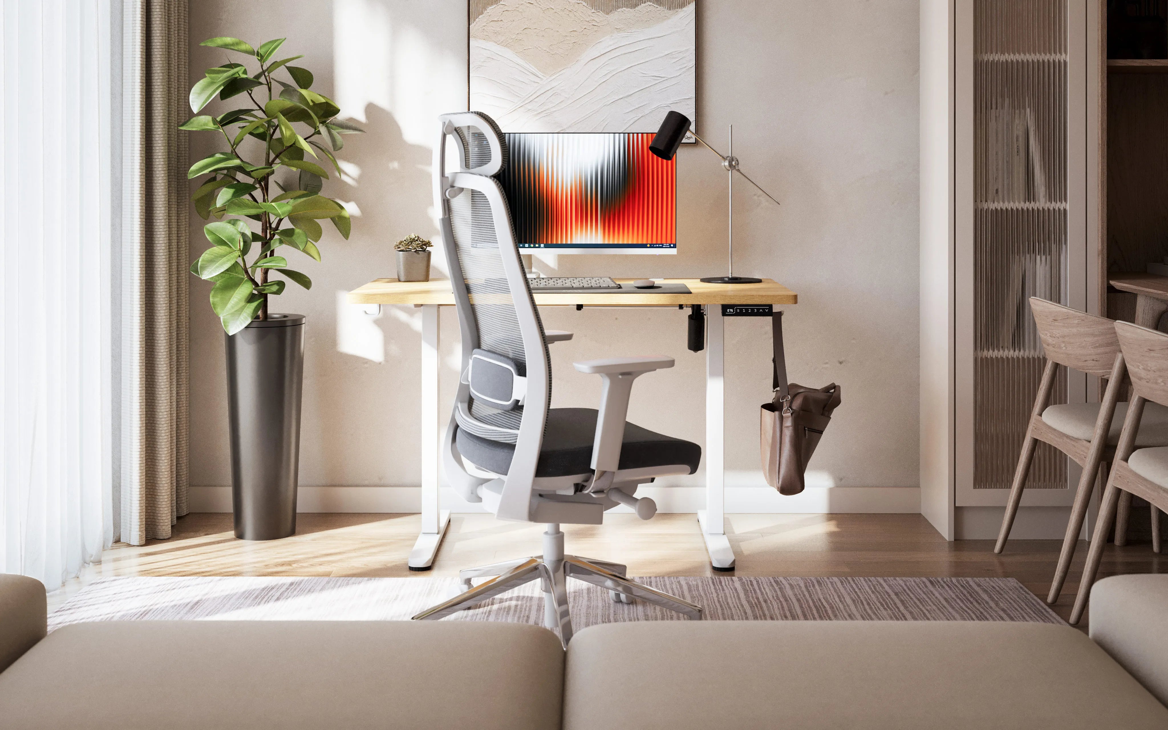 Birou electric reglabil Mark Adler Leader 6.9 Craft 120 cm