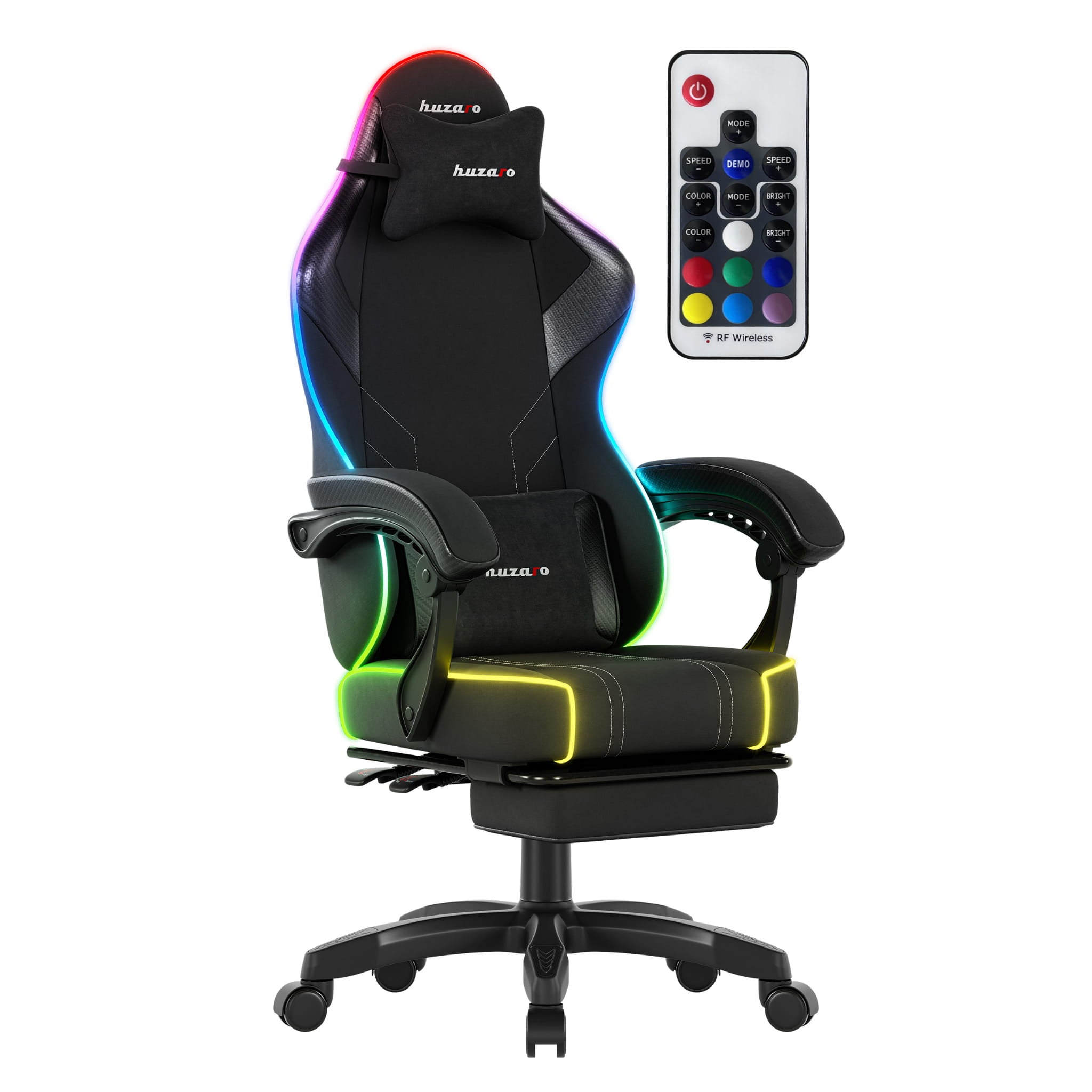 Scaun de gaming Huzaro Force 3.7 RGB Black