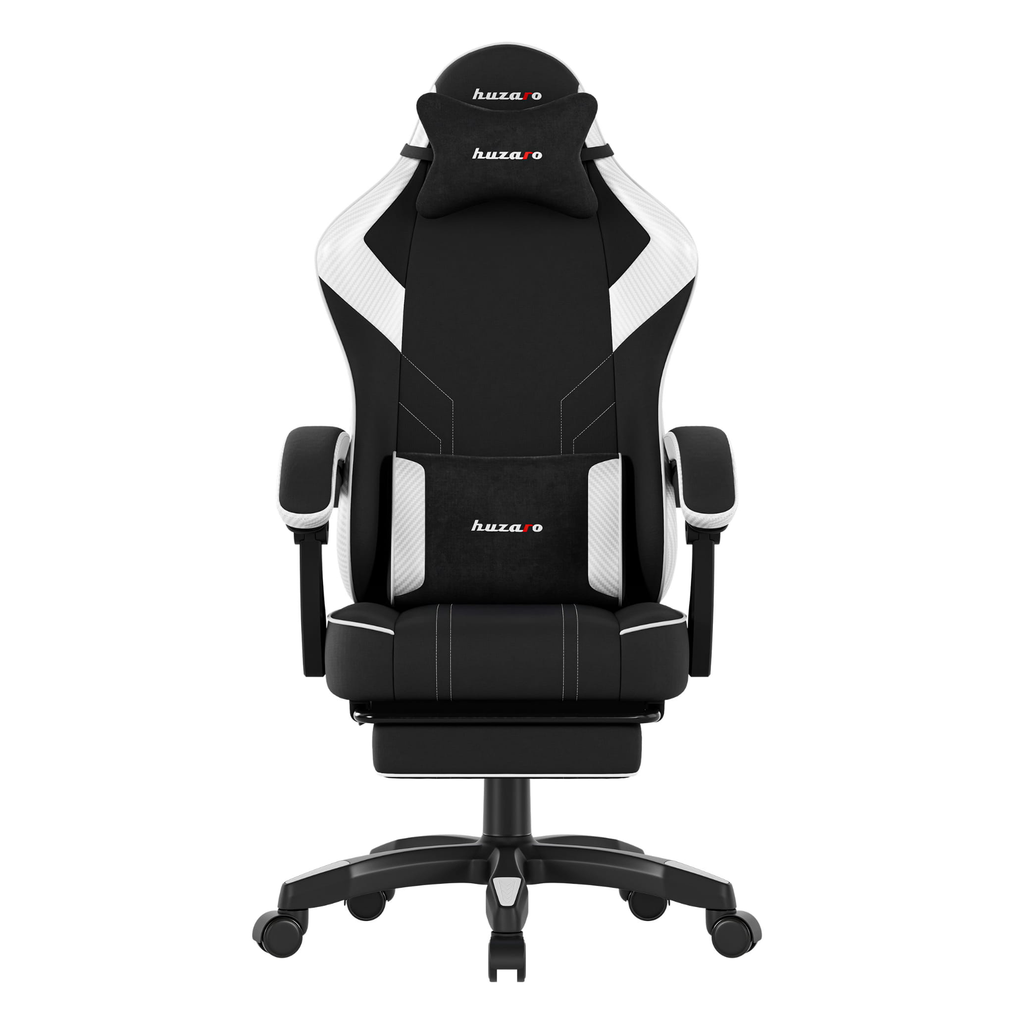 Scaun de gaming Huzaro Force 3.7 White Carbon