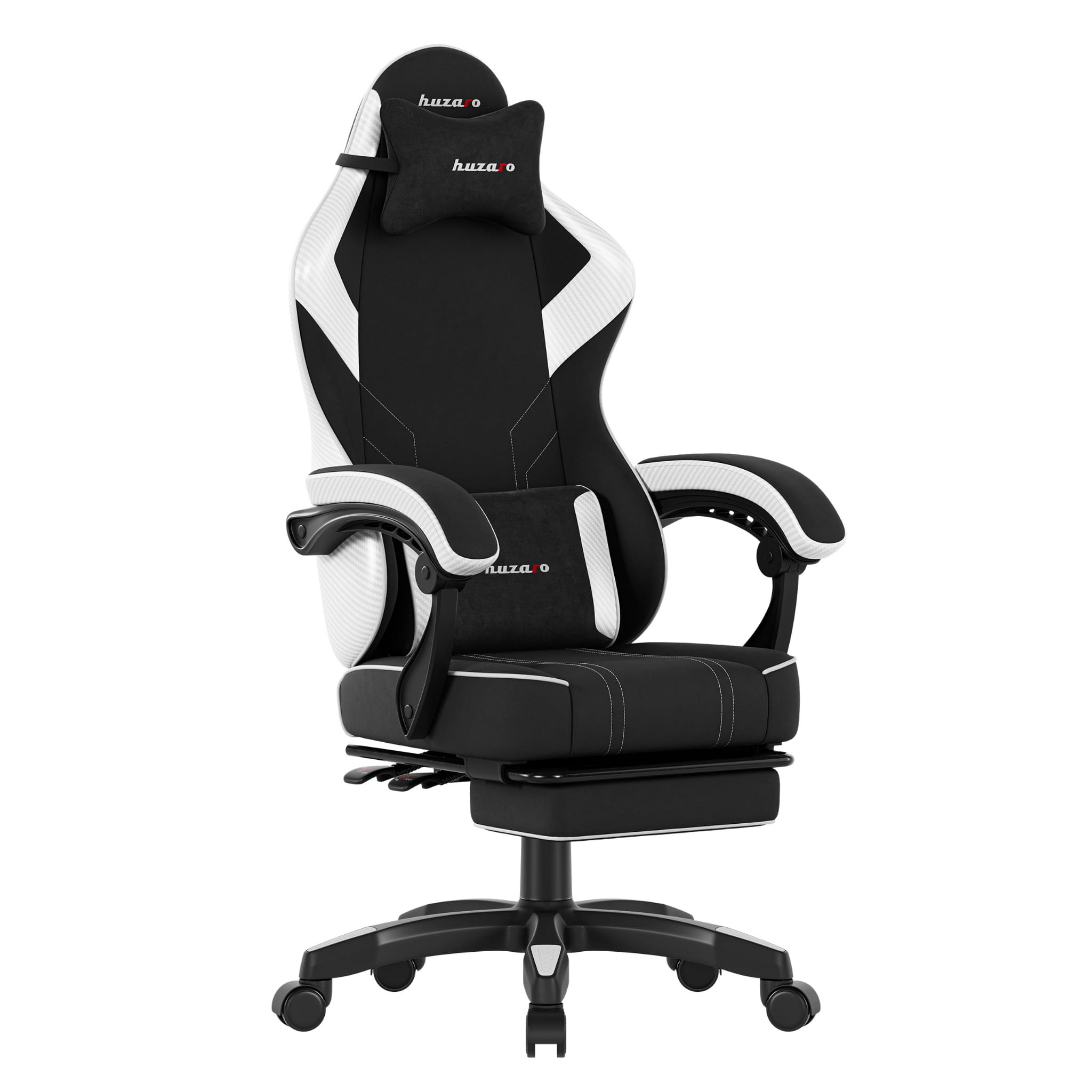 Scaun de gaming Huzaro Force 3.7 White Carbon
