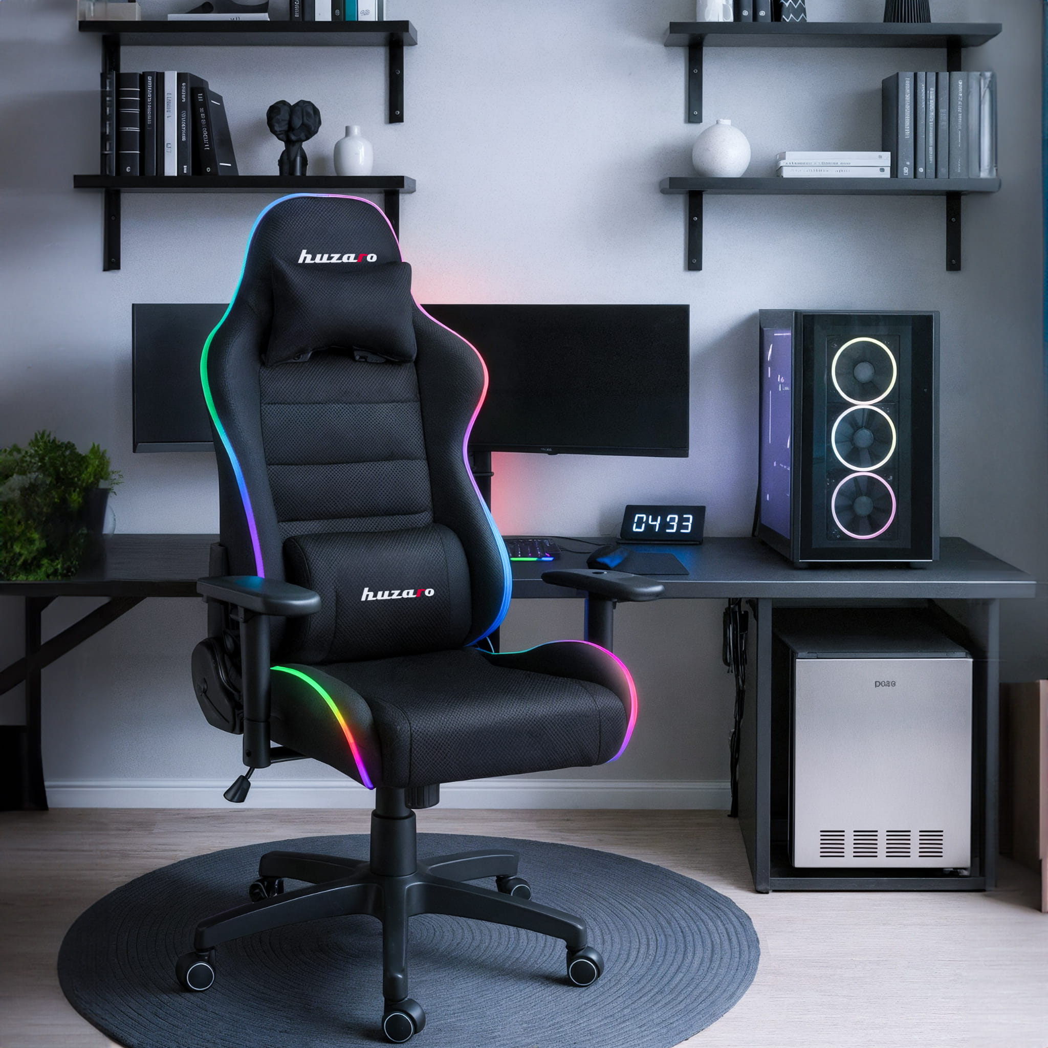 Scaun de gaming pentru copii HUZARO RANGER 6.0 RGB Mesh