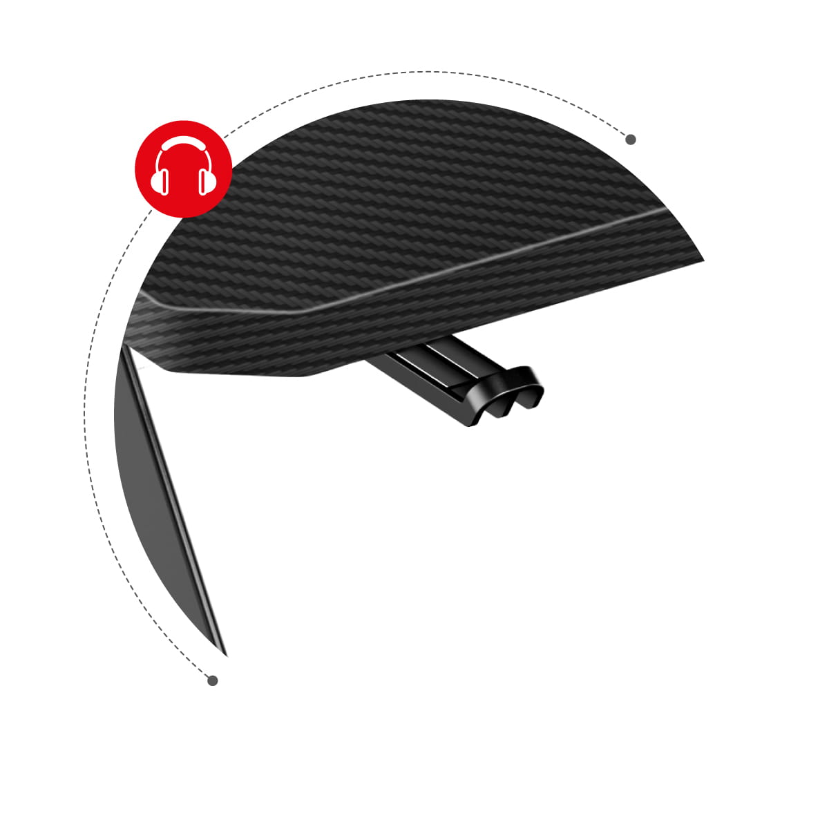 Huzaro Hero 2.8 negru 140 cm birou de gaming