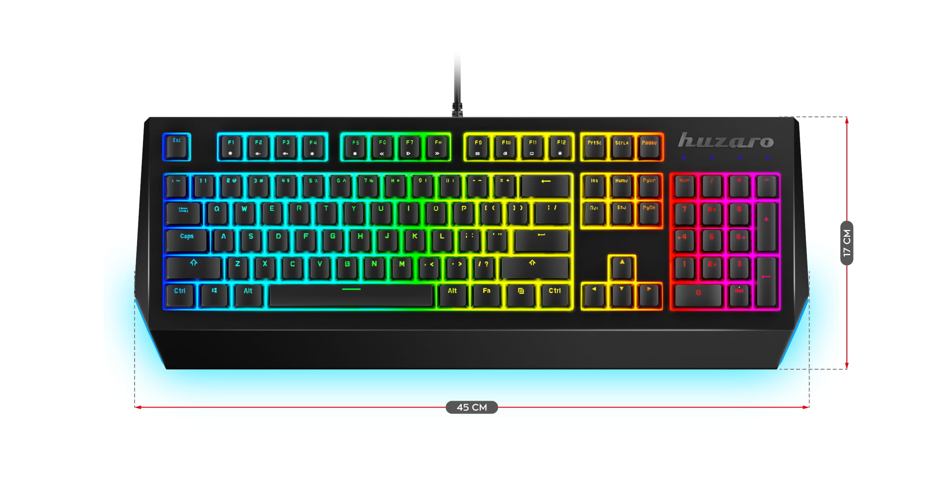 Tastatura de gaming Huzaro Rocket 4.0
