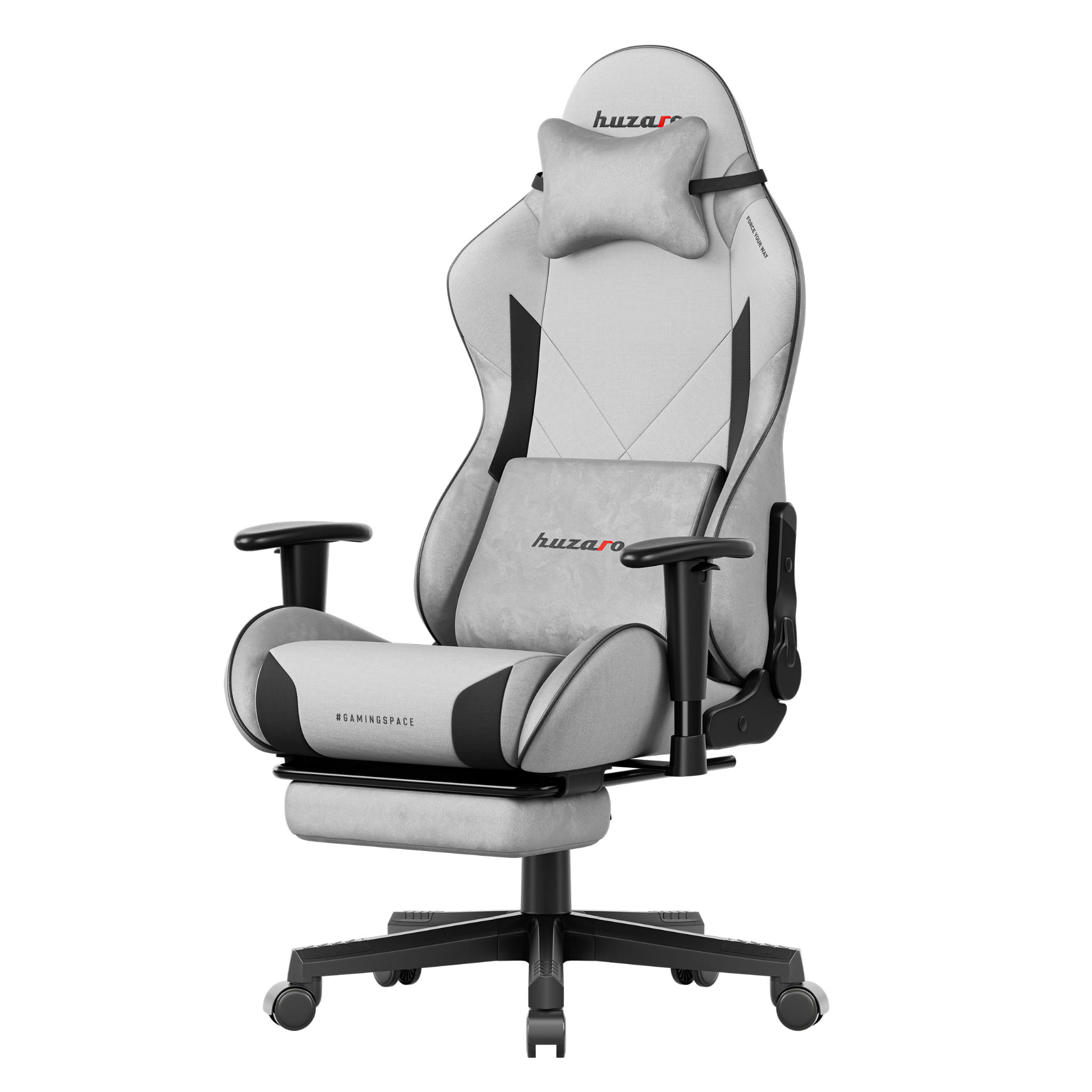 Huzaro FORCE 7.6 Fotoliu de gaming gri