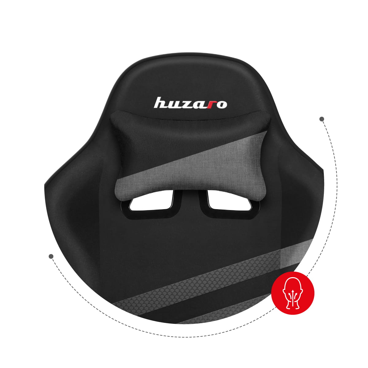 Scaun de gaming HUZARO FORCE 4.4 Grey Mesh