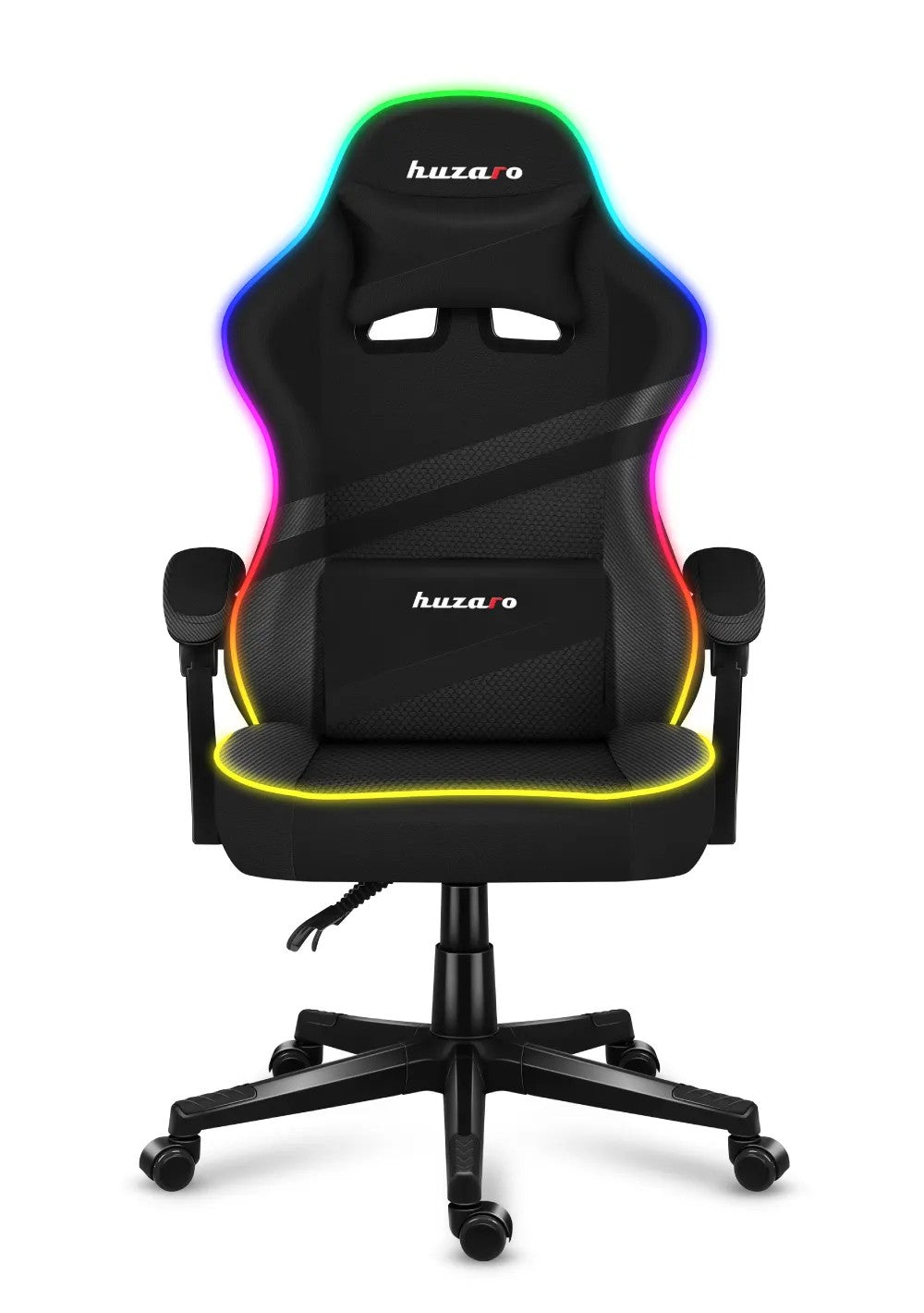Huzaro FORCE 4.4 RGB Black Mesh Gaming Chair