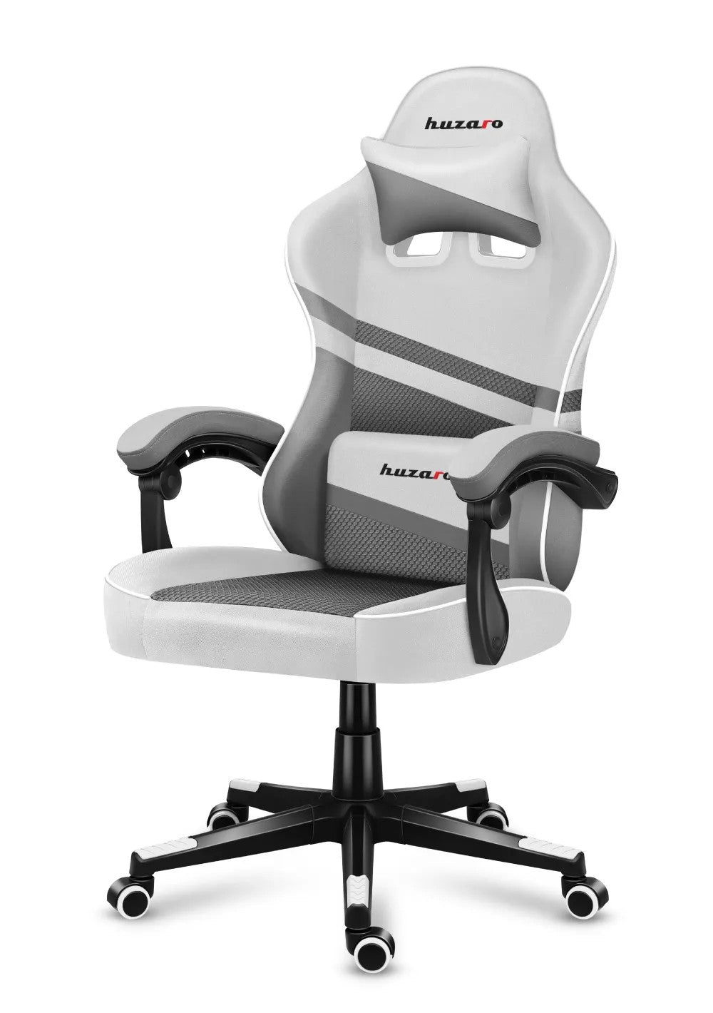 Scaun de gaming HUZARO FORCE 4.4 White Mesh