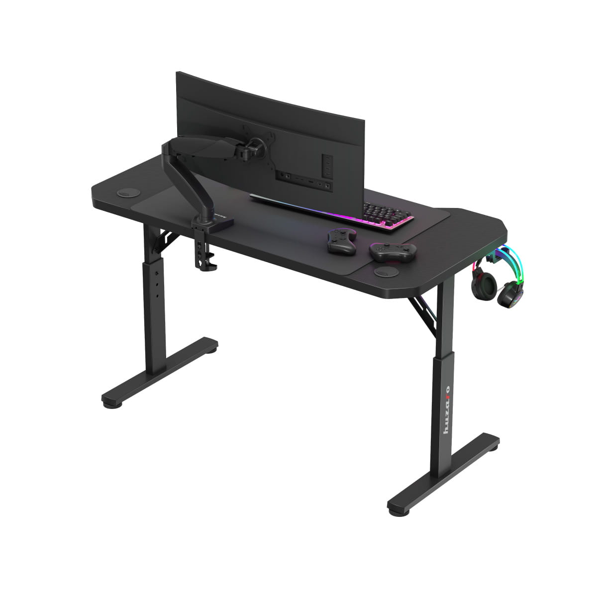 Huzaro Hero 2.6 Black 120 cm birou de gaming