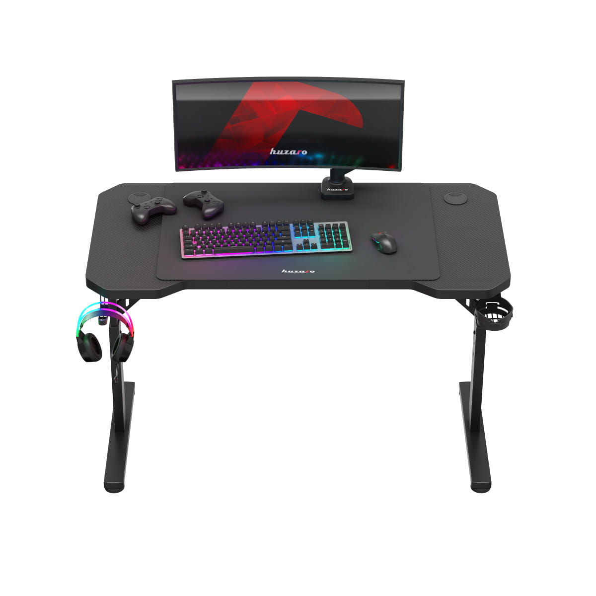 Huzaro Hero 2.6 Black 120 cm birou de gaming