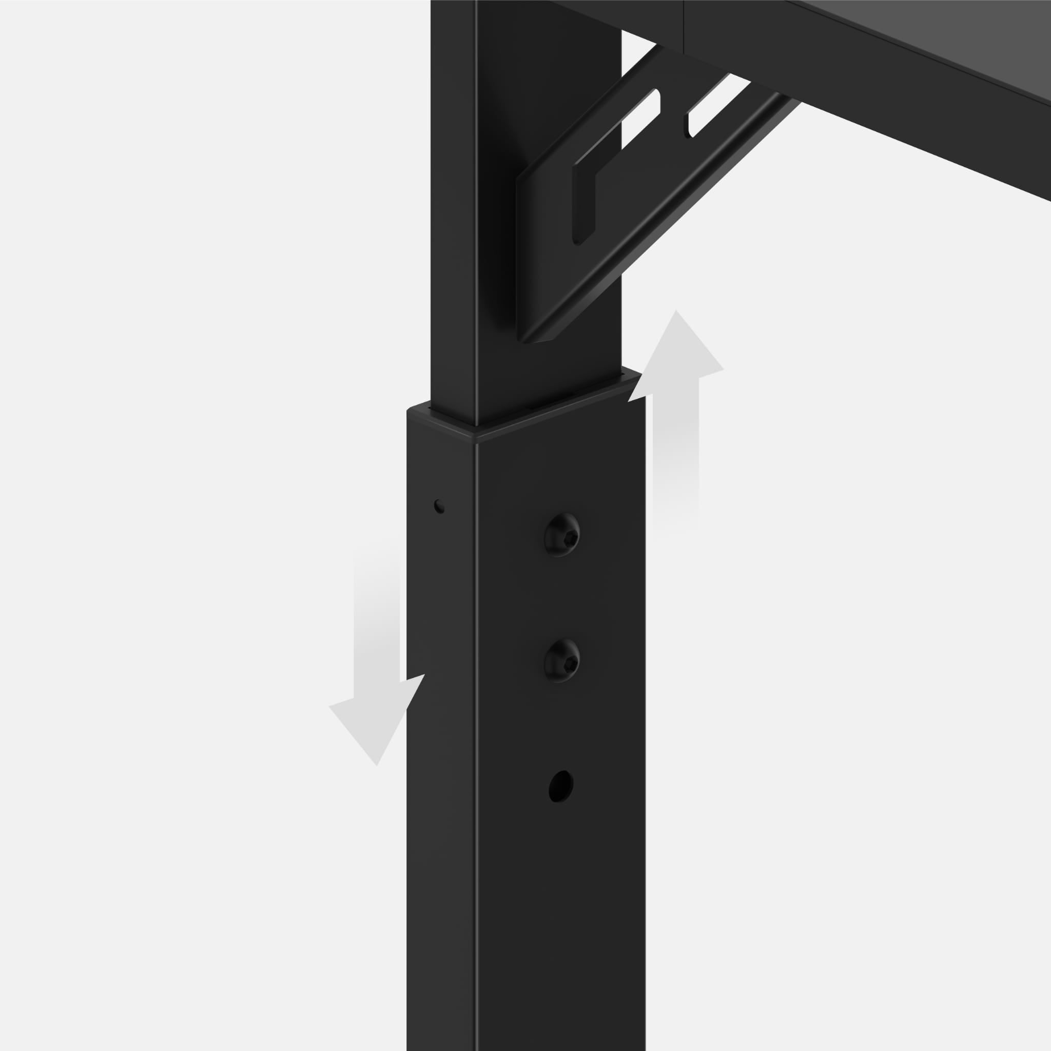 Huzaro Hero 2.6 Black 120 cm birou de gaming