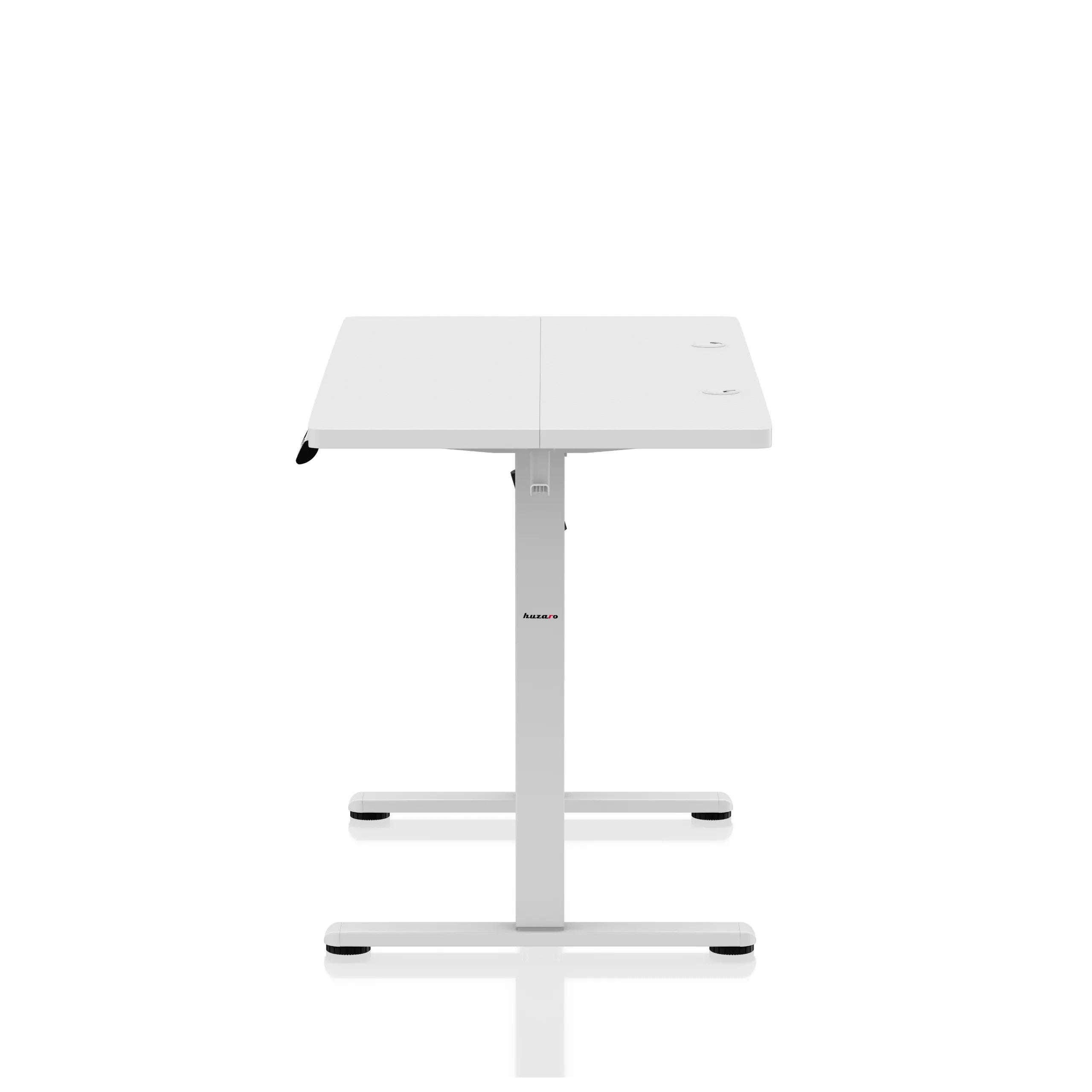 Huzaro Hero 8.1 alb 120 cm birou electric de gaming