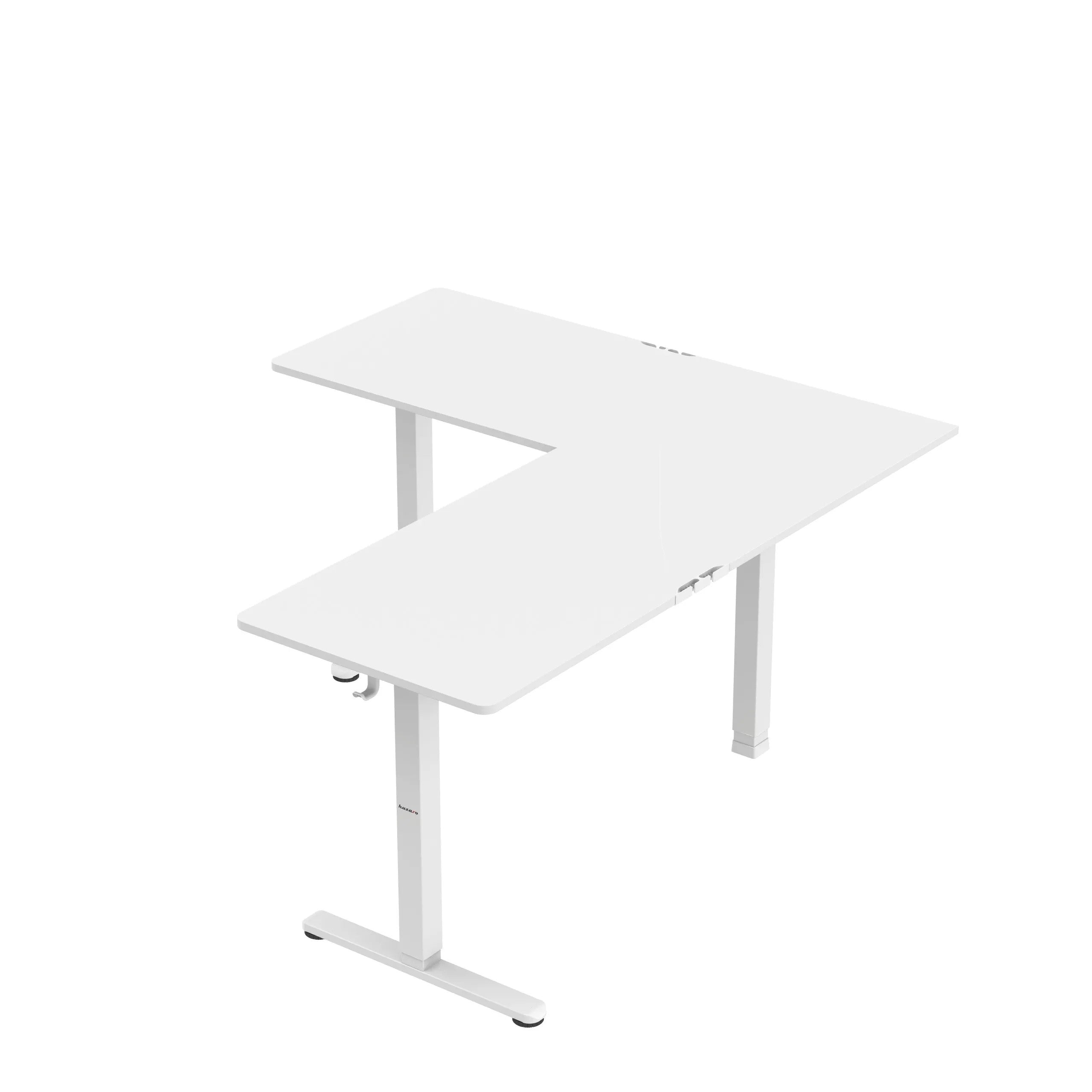 Huzaro Hero 9.5 Alb 160 cm birou electric de colț