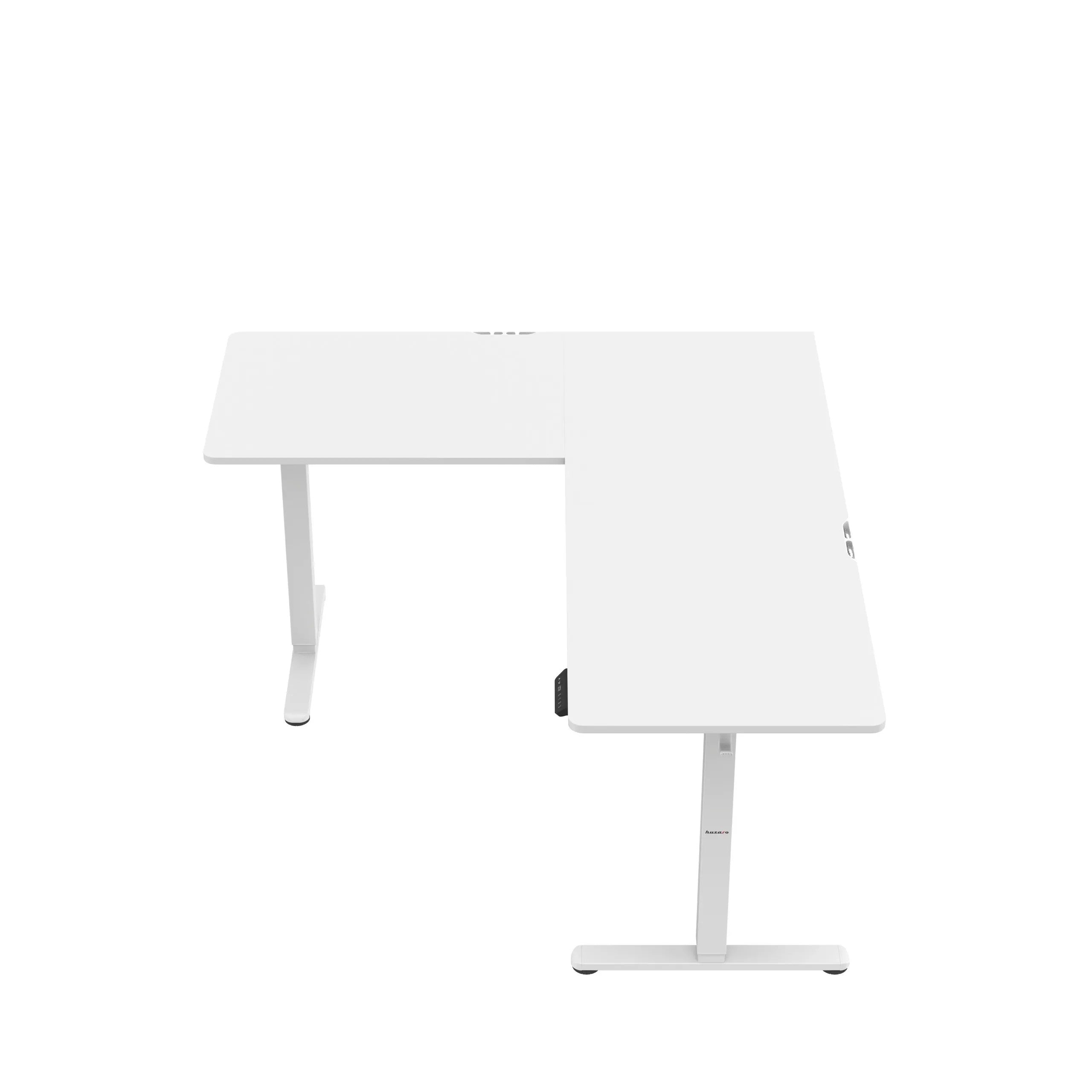 Huzaro Hero 9.5 Alb 160 cm birou electric de colț