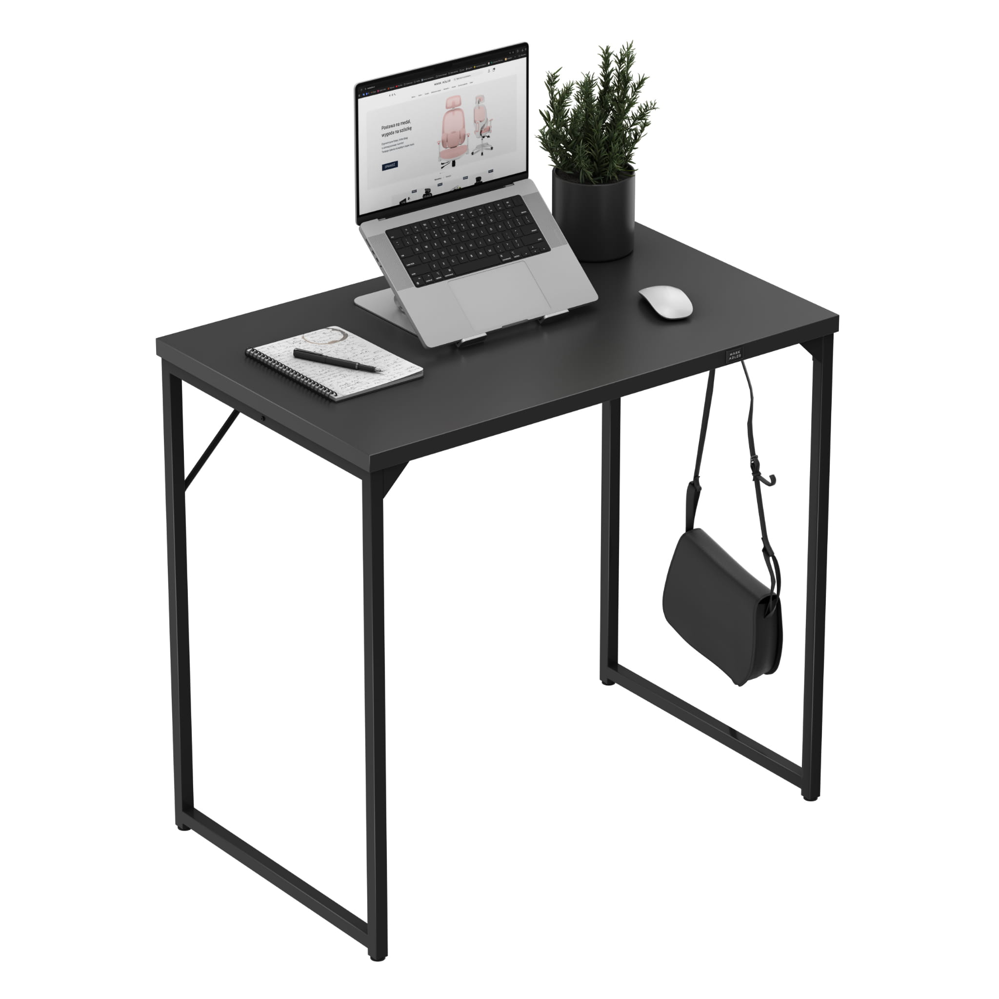 Birou mic Mark Adler Leader 1.3 negru 80 cm