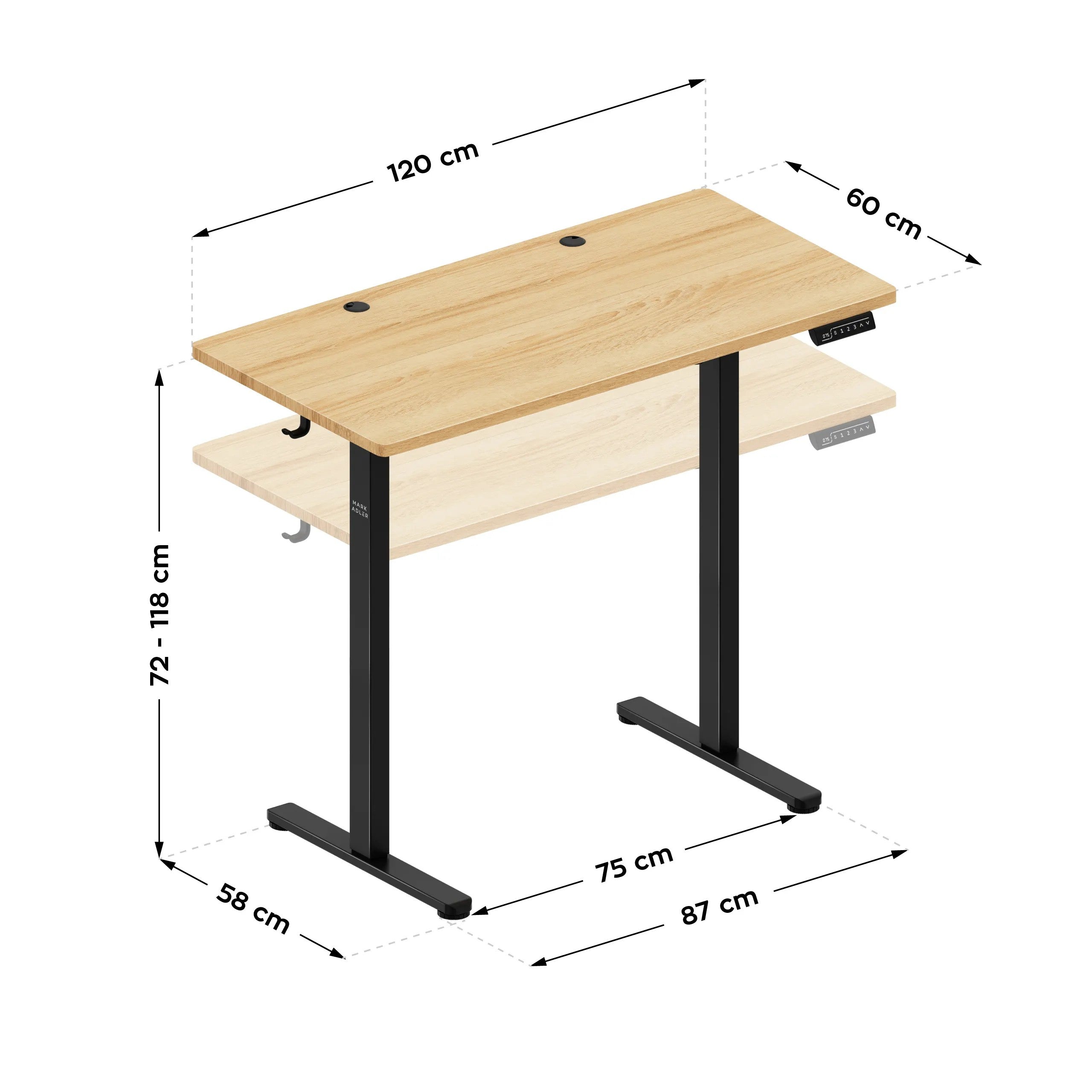 Birou electric reglabil Mark Adler Leader 6.9 120 cm