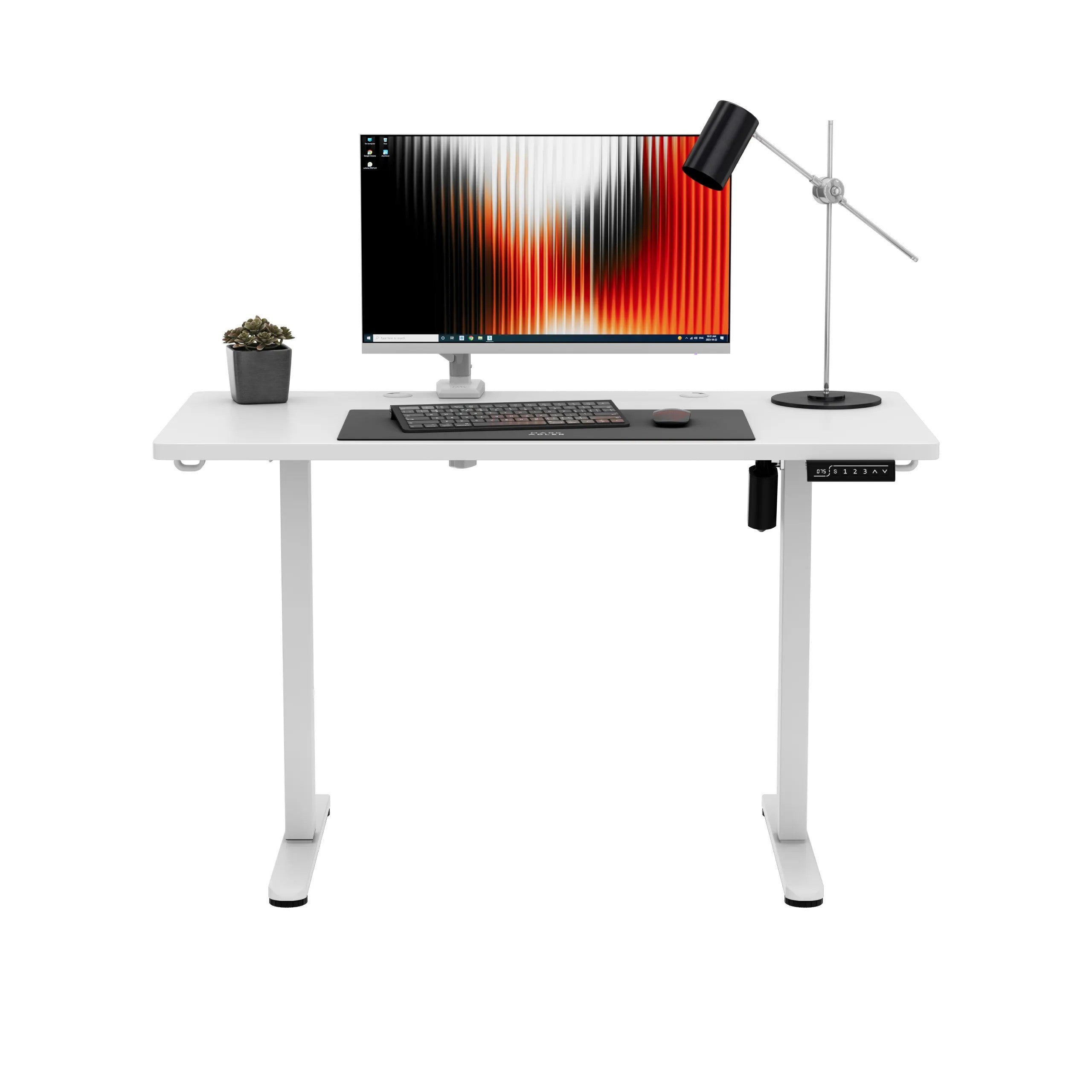 Birou electric reglabil Mark Adler Leader 6.9 White 120 cm