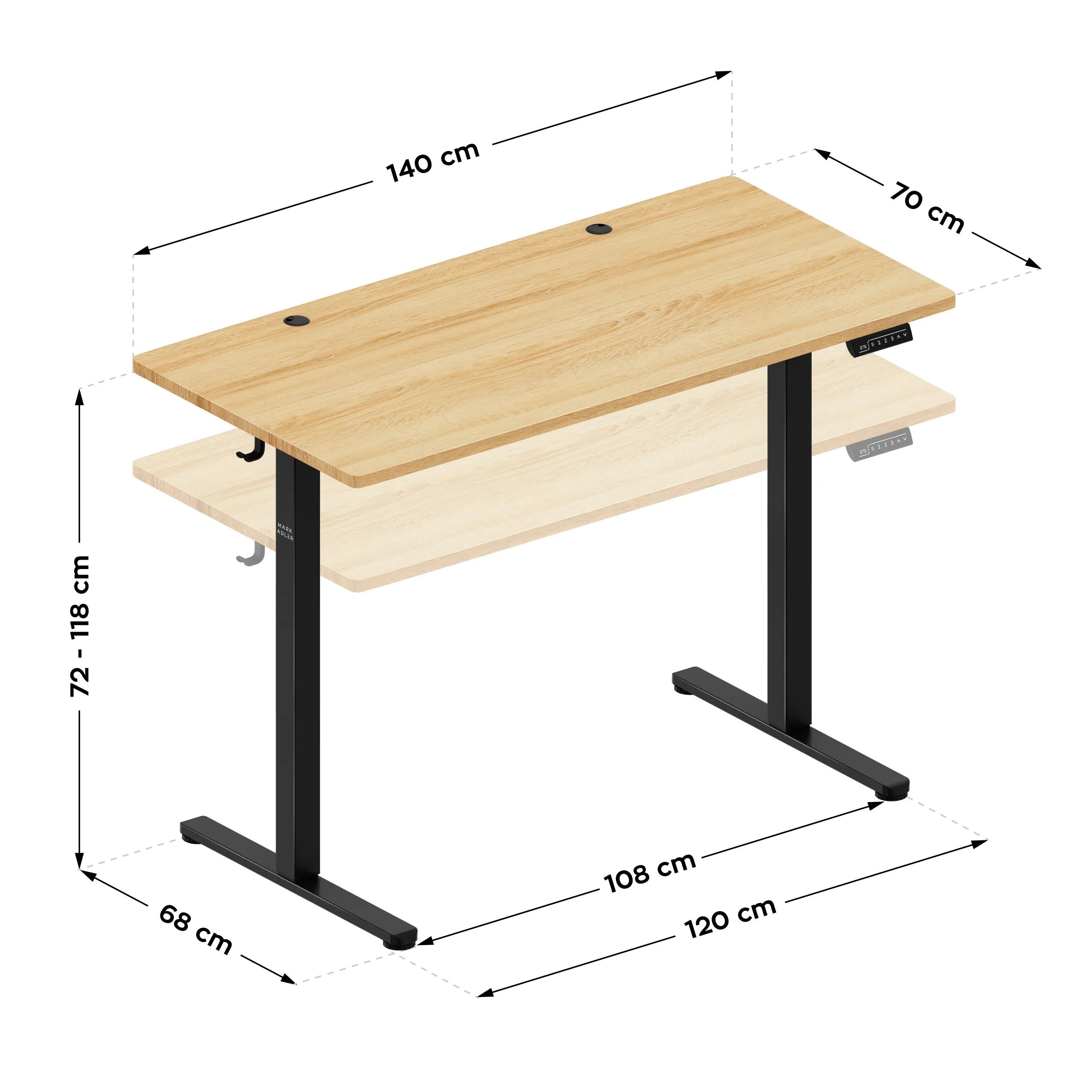 Birou electric Mark Adler Leader 7.3 Craft 140 cm