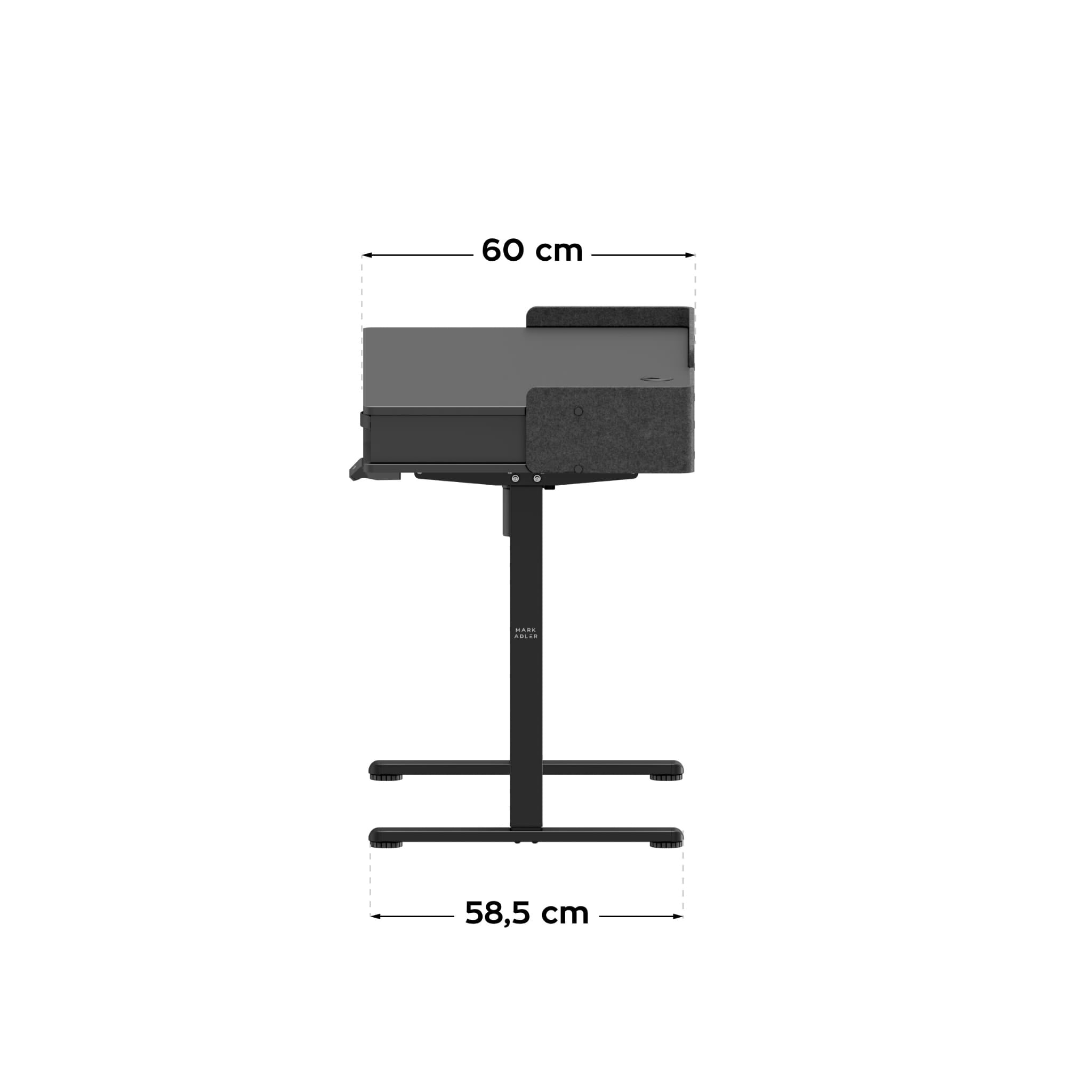 Mark Adler Leader 8.0 Black 120 cm birou electric