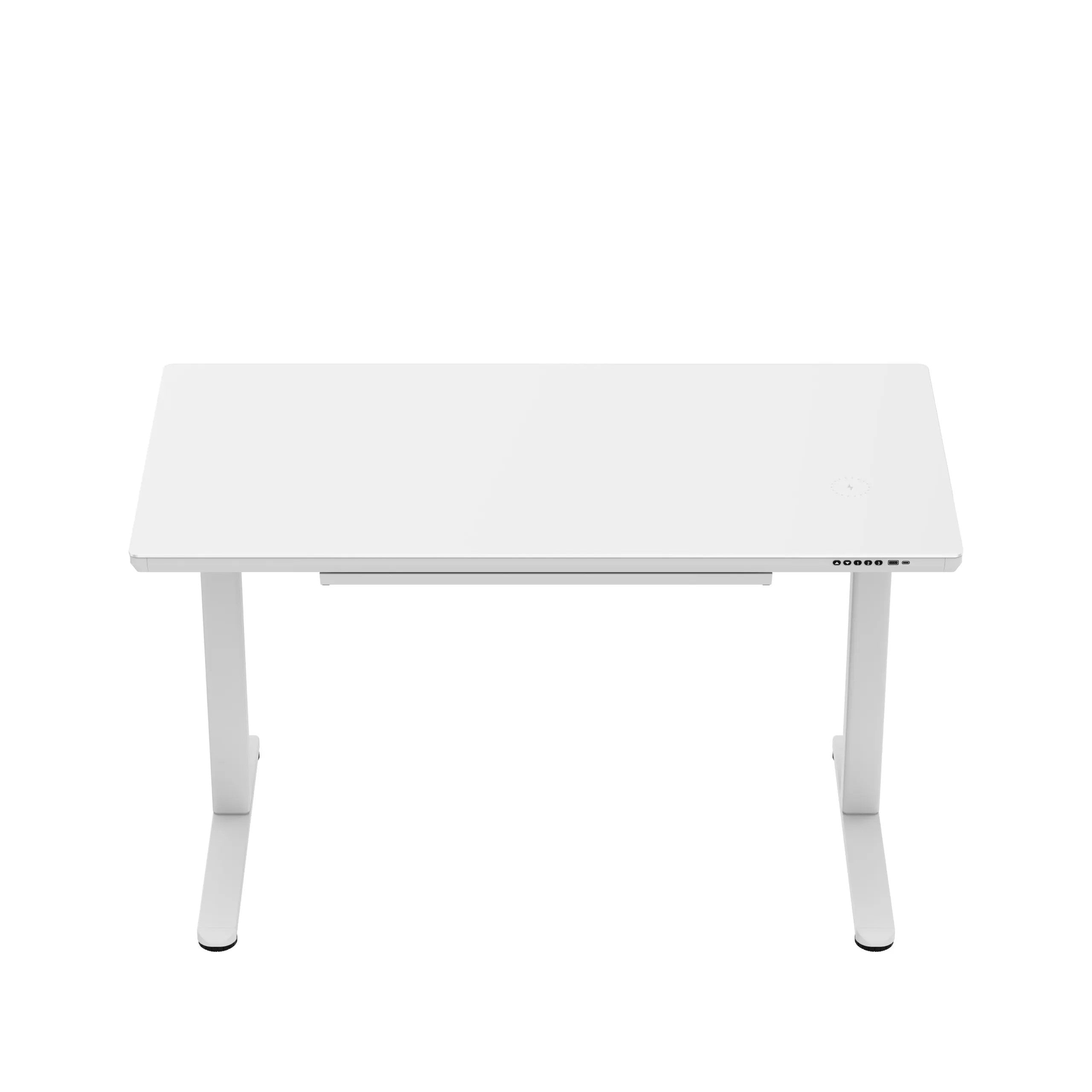 Mark Adler Leader 8.5 Birou electric alb cu blat din sticlă