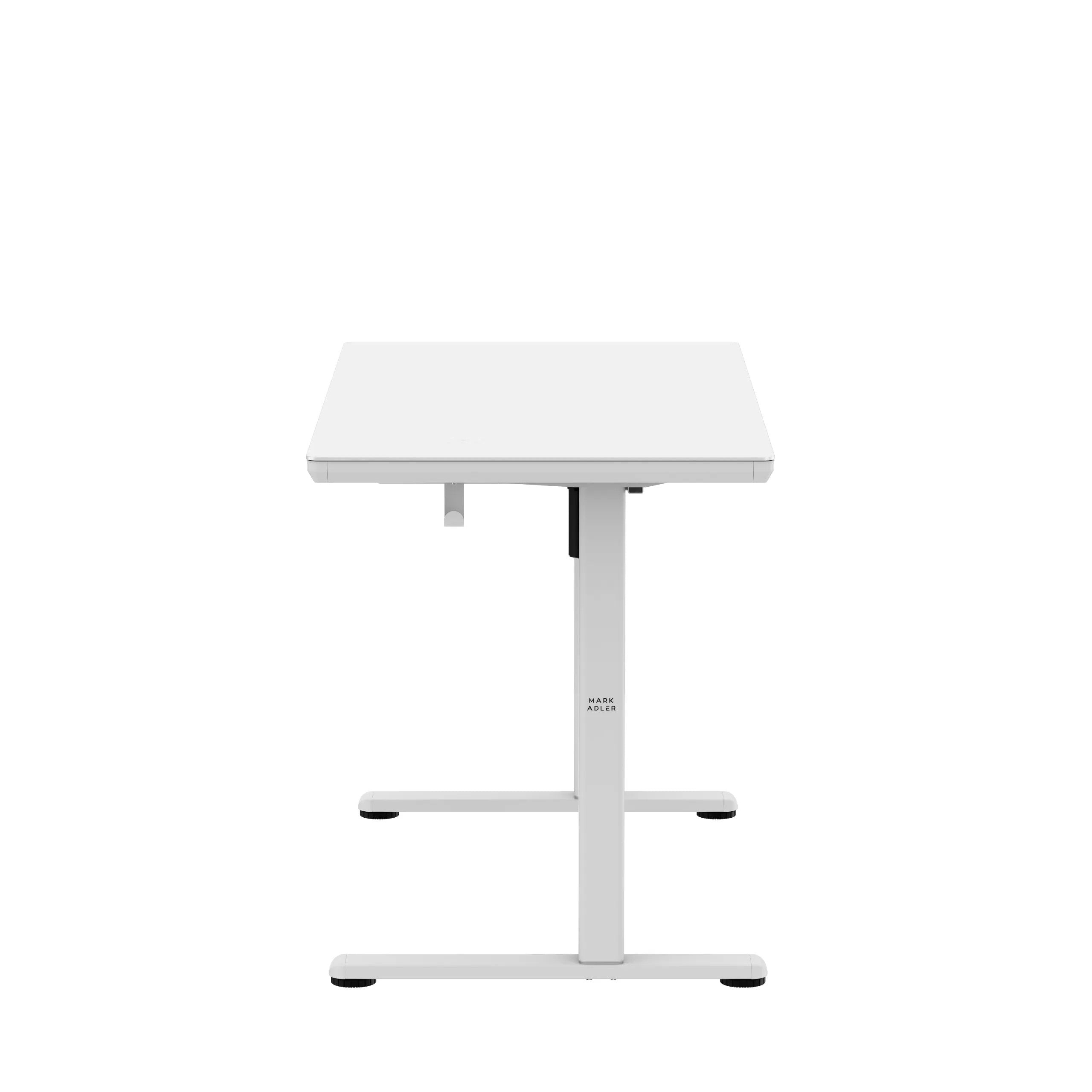 Mark Adler Leader 8.5 Birou electric alb cu blat din sticlă