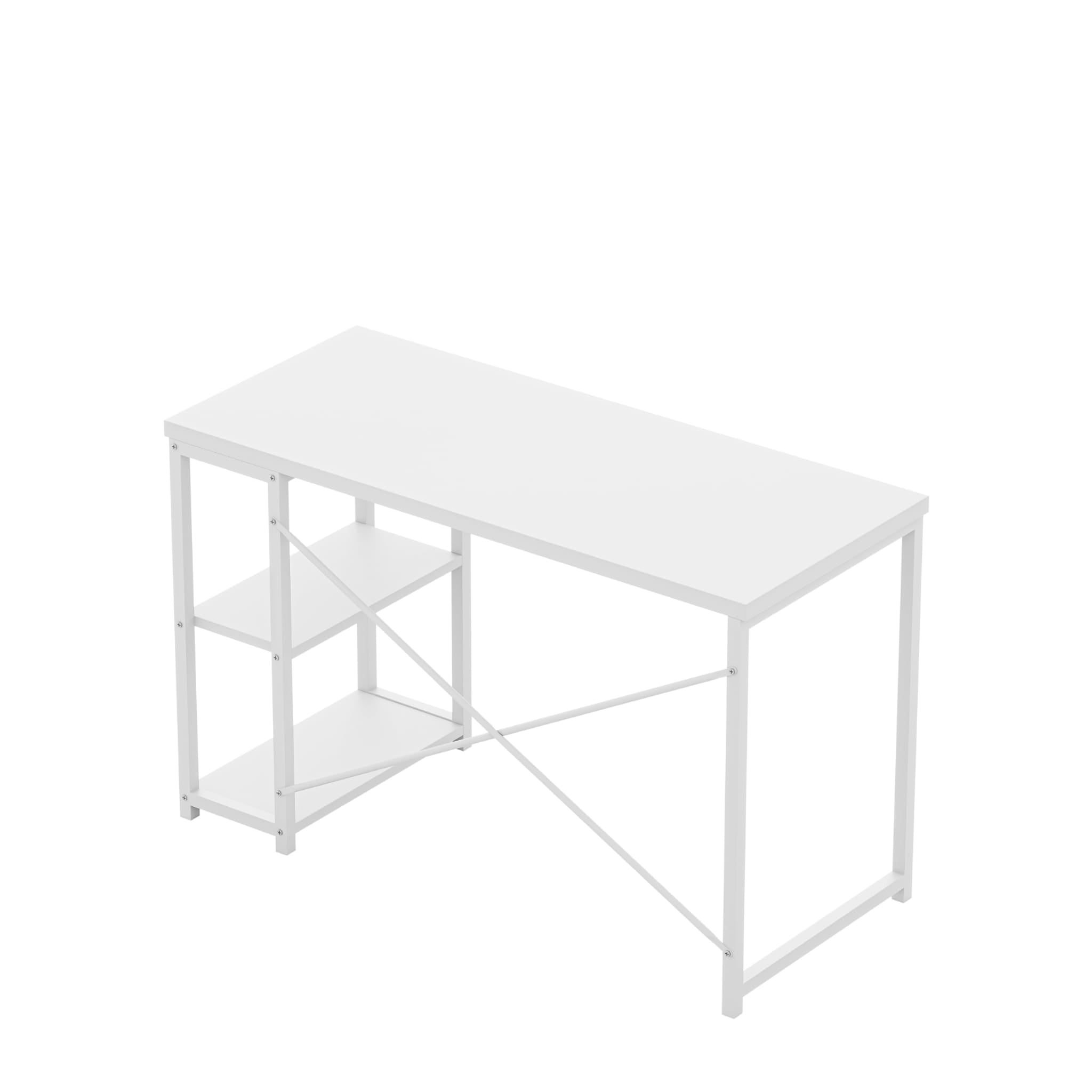 Mark Adler Leader 2.0 Alb 120 cm birou cu rafturi