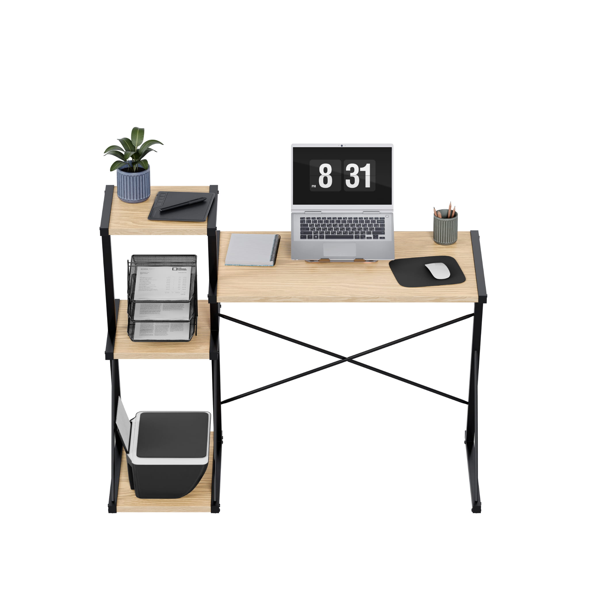 Mark Adler Leader 3.5 Craft 116 cm birou cu rafturi