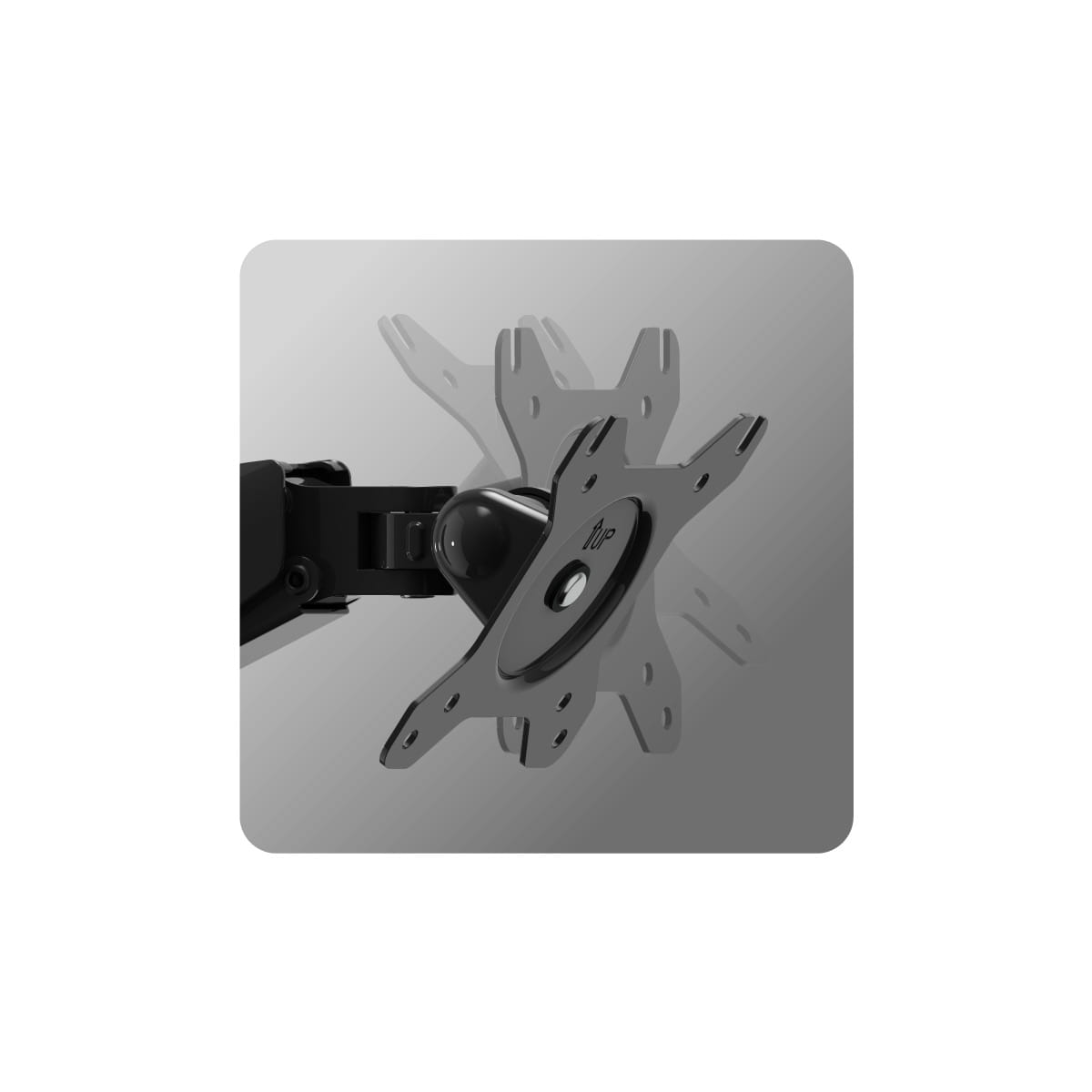 Suport pivotant Huzaro Motion 2.2 pentru două monitoare