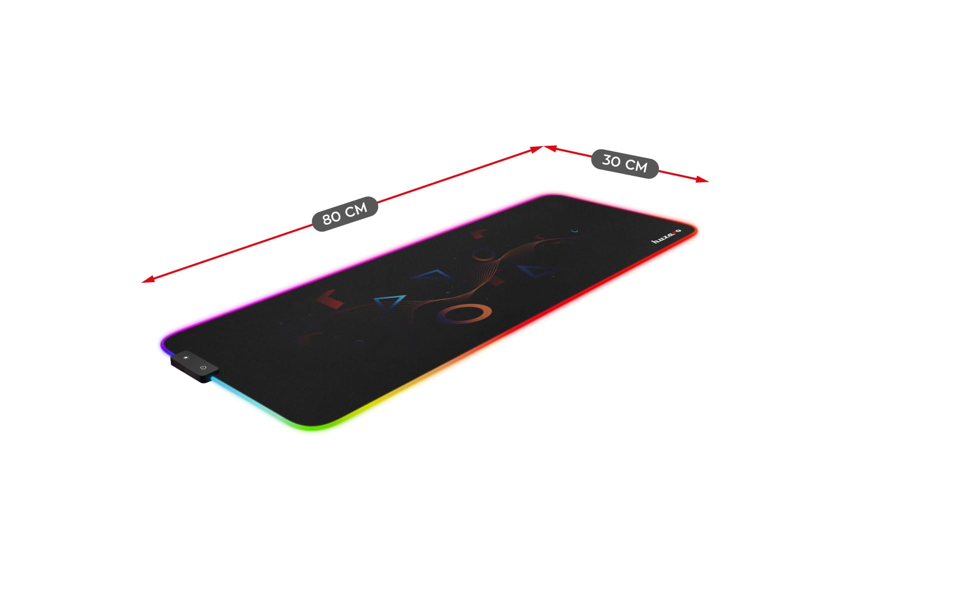 Huzaro RGB Design mouse pad de gaming