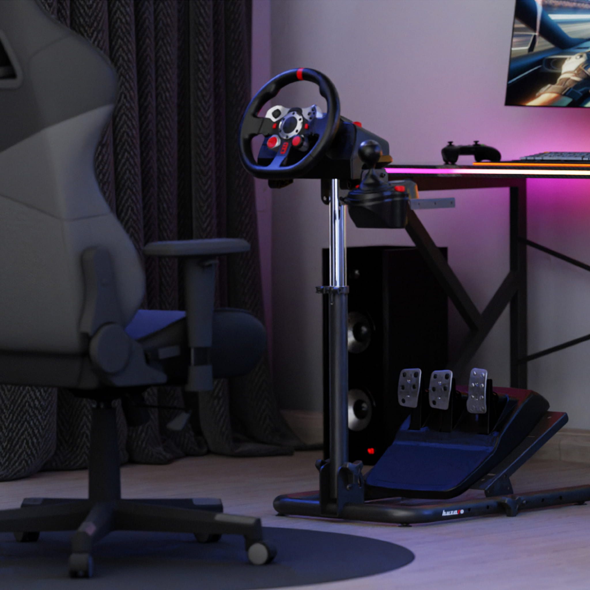 Huzaro SPEED 2.0 sim curse volan stand