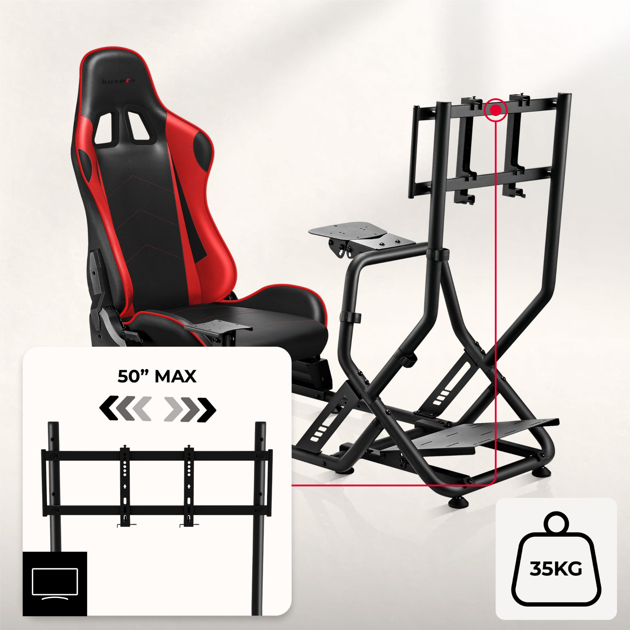 Huzaro Speed 6.0 cockpit de curse simulate