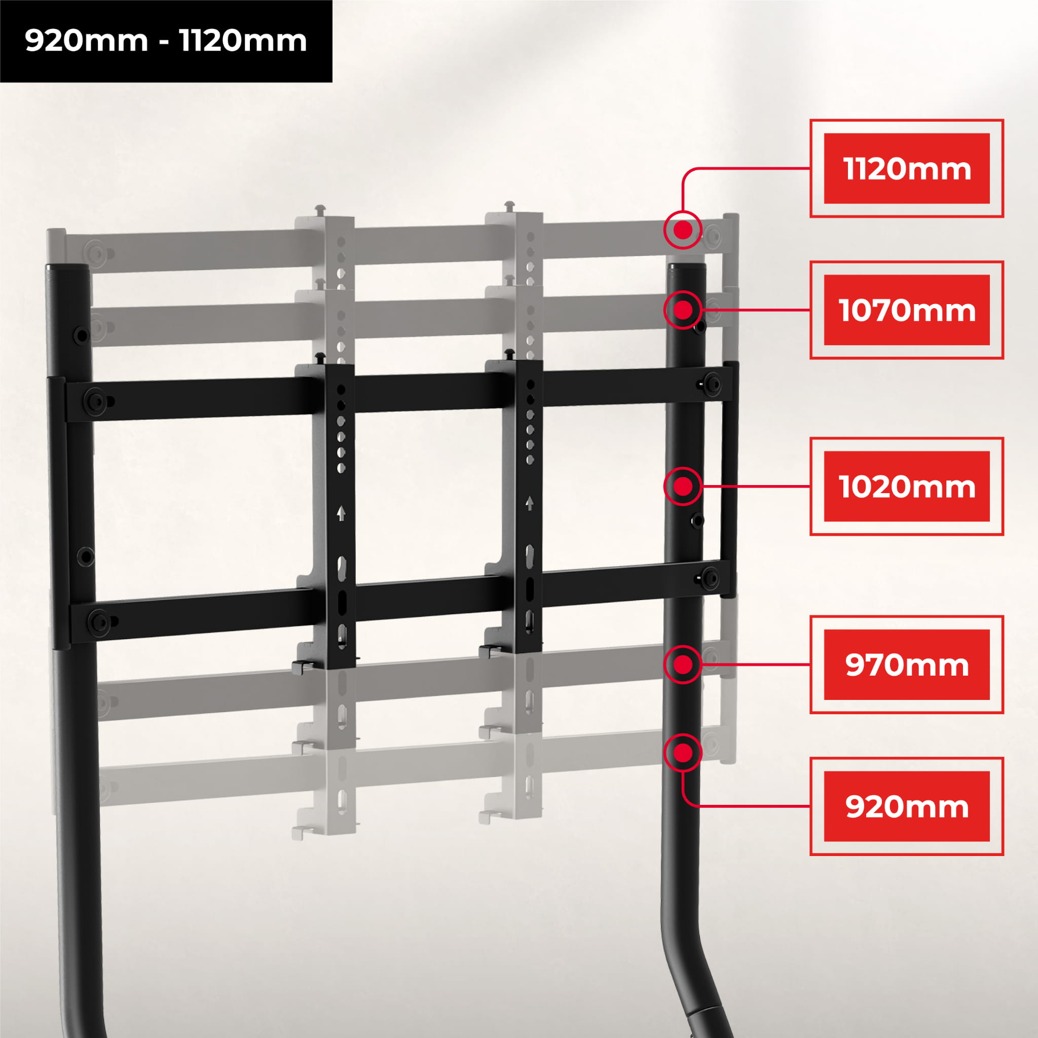 Huzaro Speed 9.1 sim curse TV stand