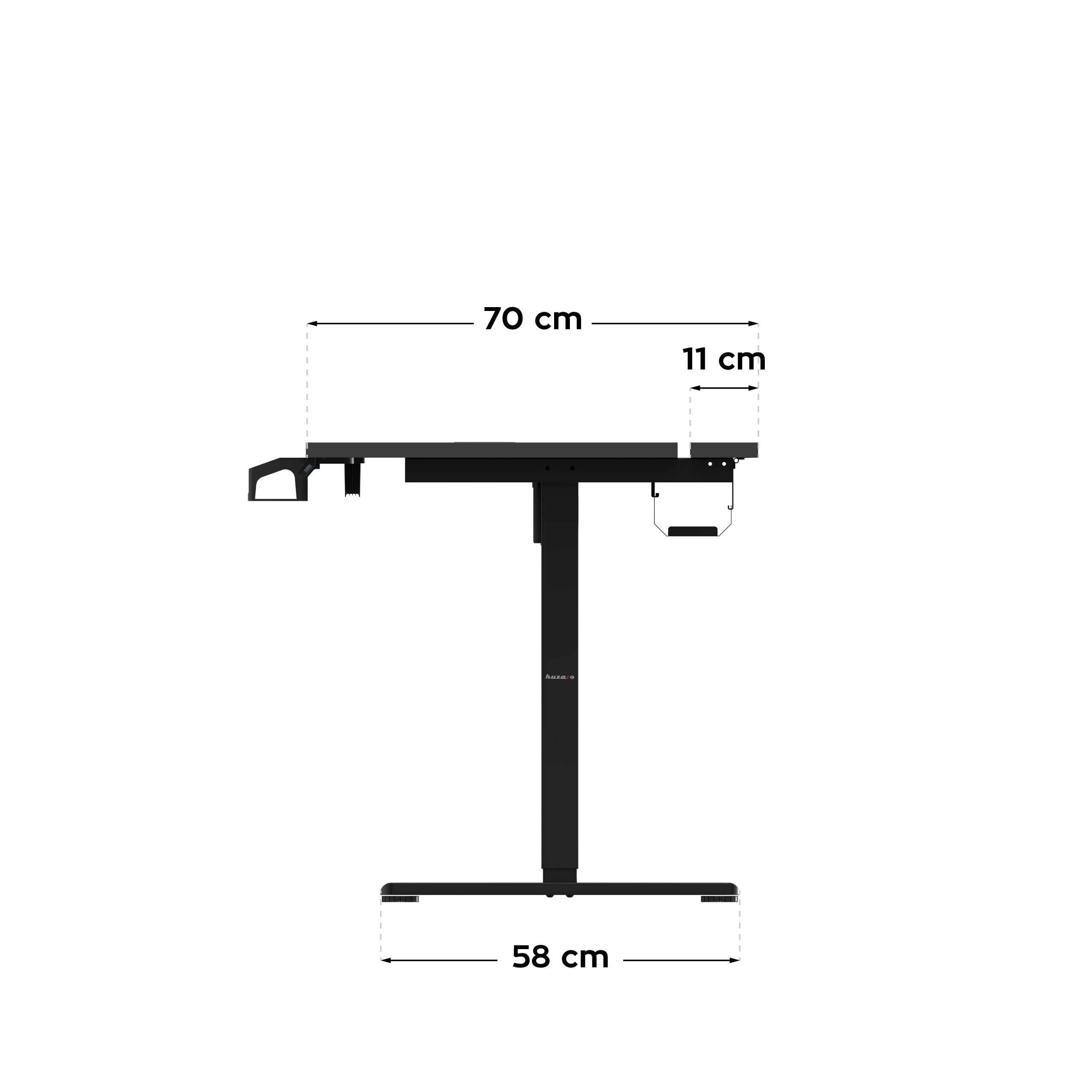 Huzaro Hero 8.7 RGB LED birou electric 140 cm