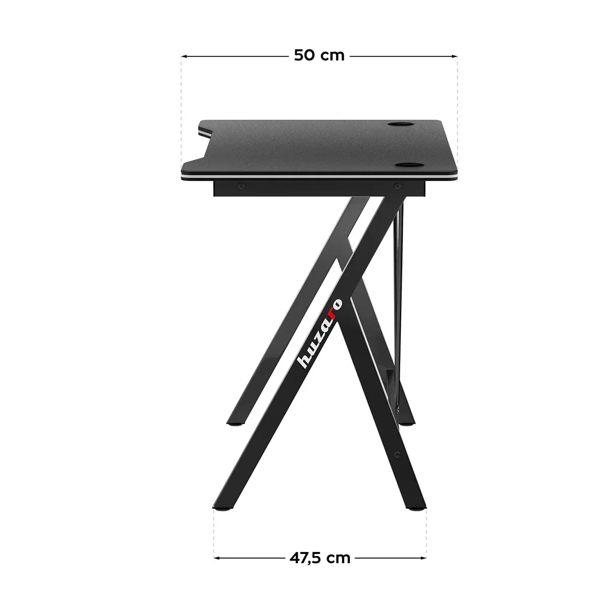 Huzaro Hero 1.4 Negru 100 cm birou de gaming
