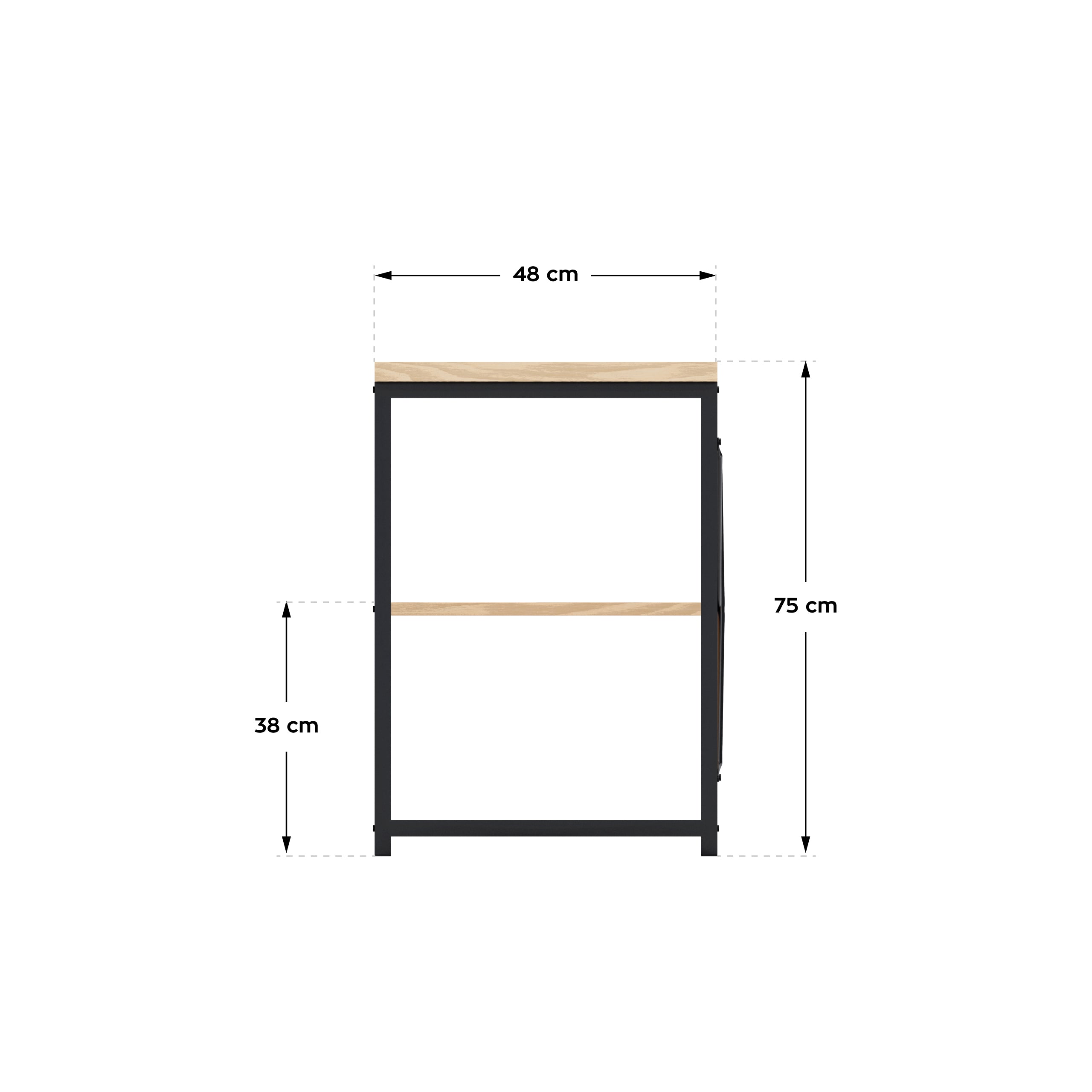 Mark Adler Leader 2.0 Birou artizanal cu rafturi 120 cm