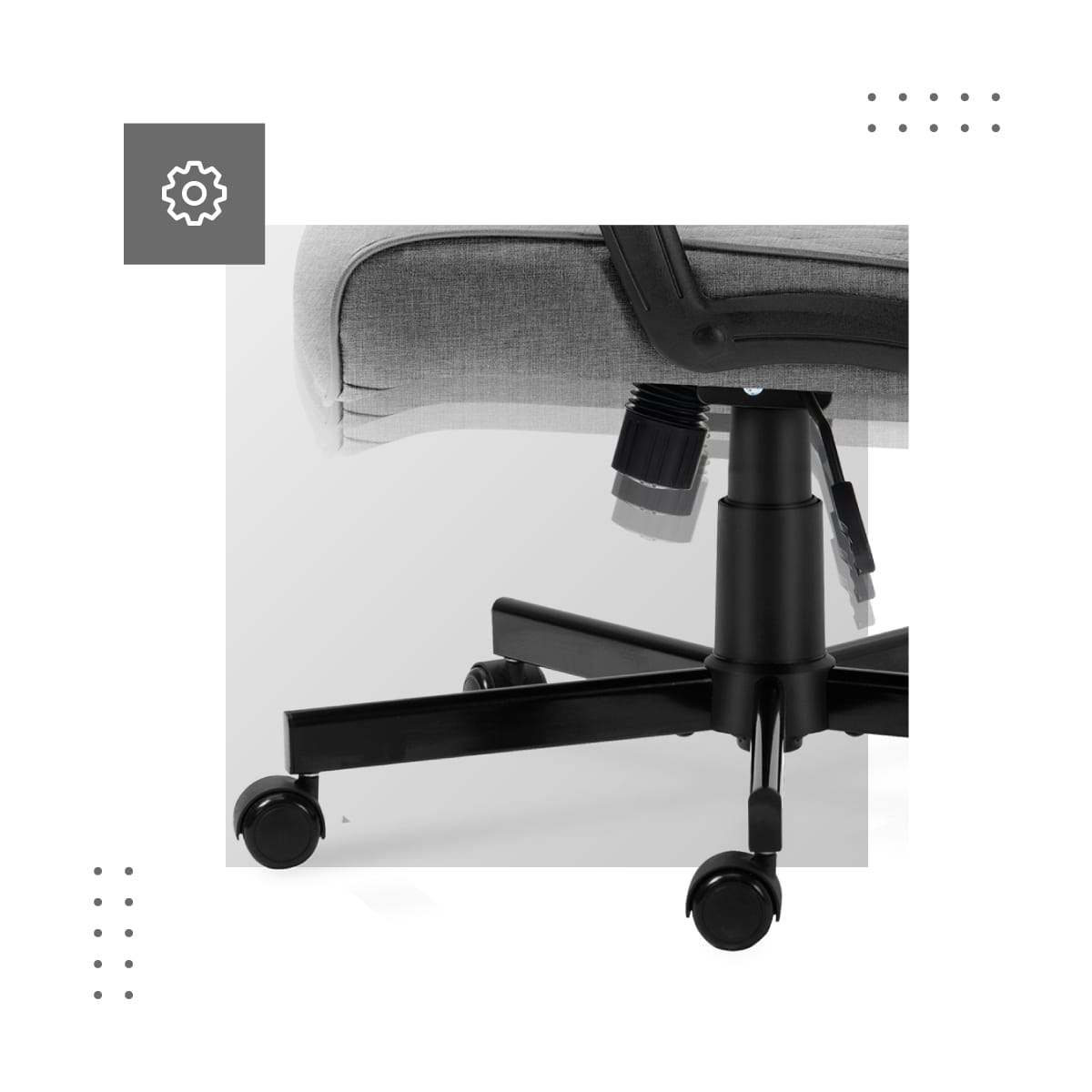 Scaun de birou Mark Adler Boss 3.2 gri