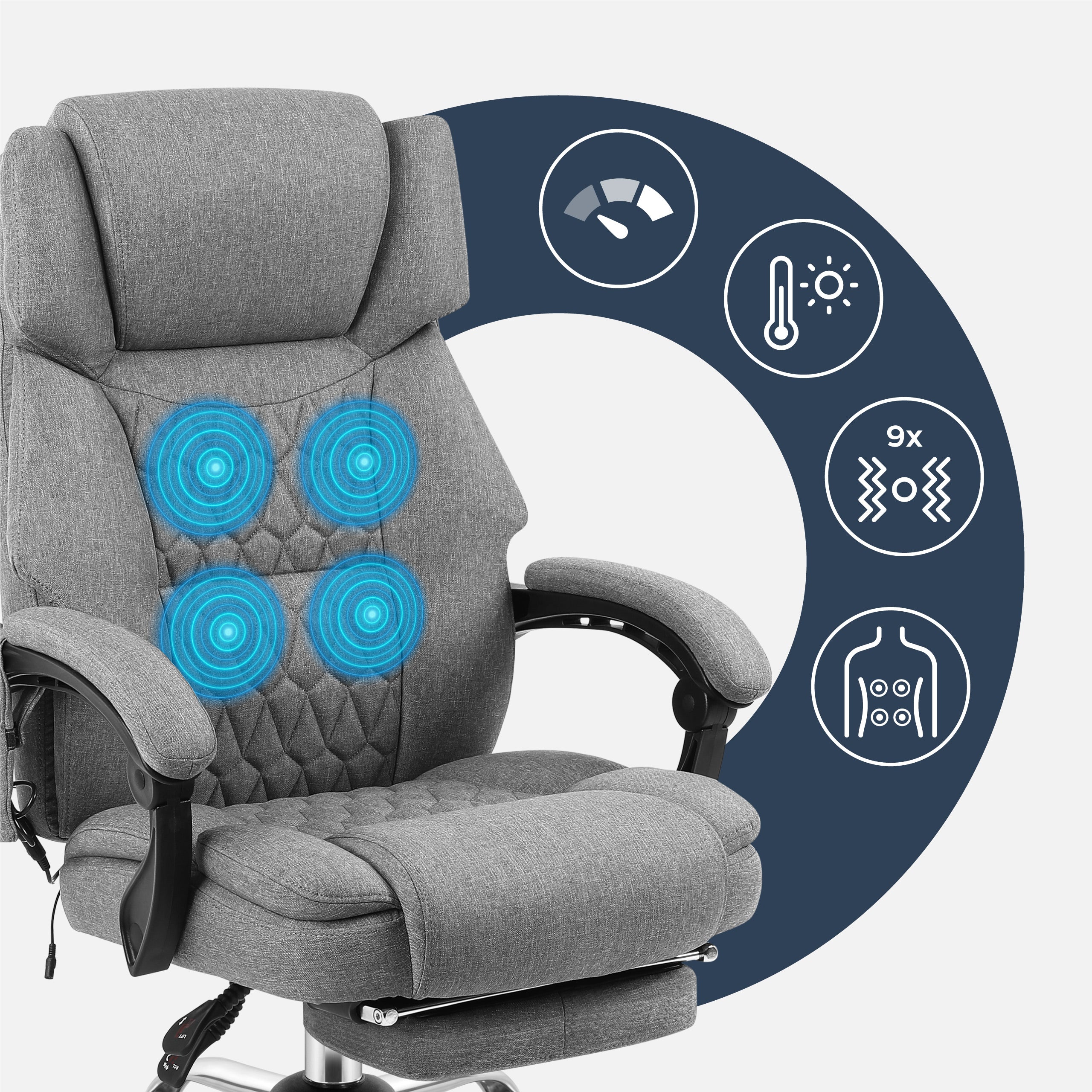 Mark Adler Boss 6.0 Scaun de birou gri