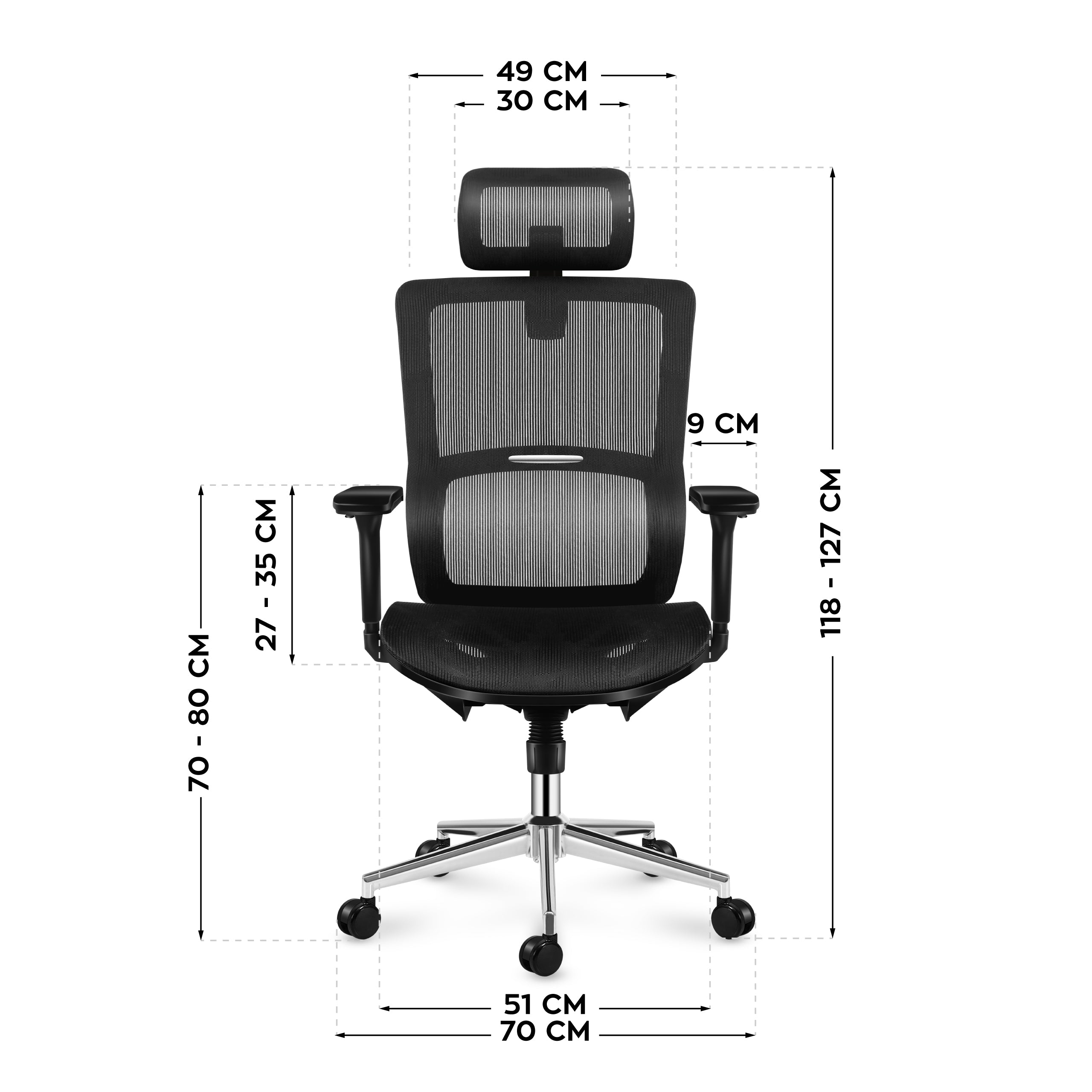 Fotoliu de birou MARK ADLER EXPERT 6.2 Negru