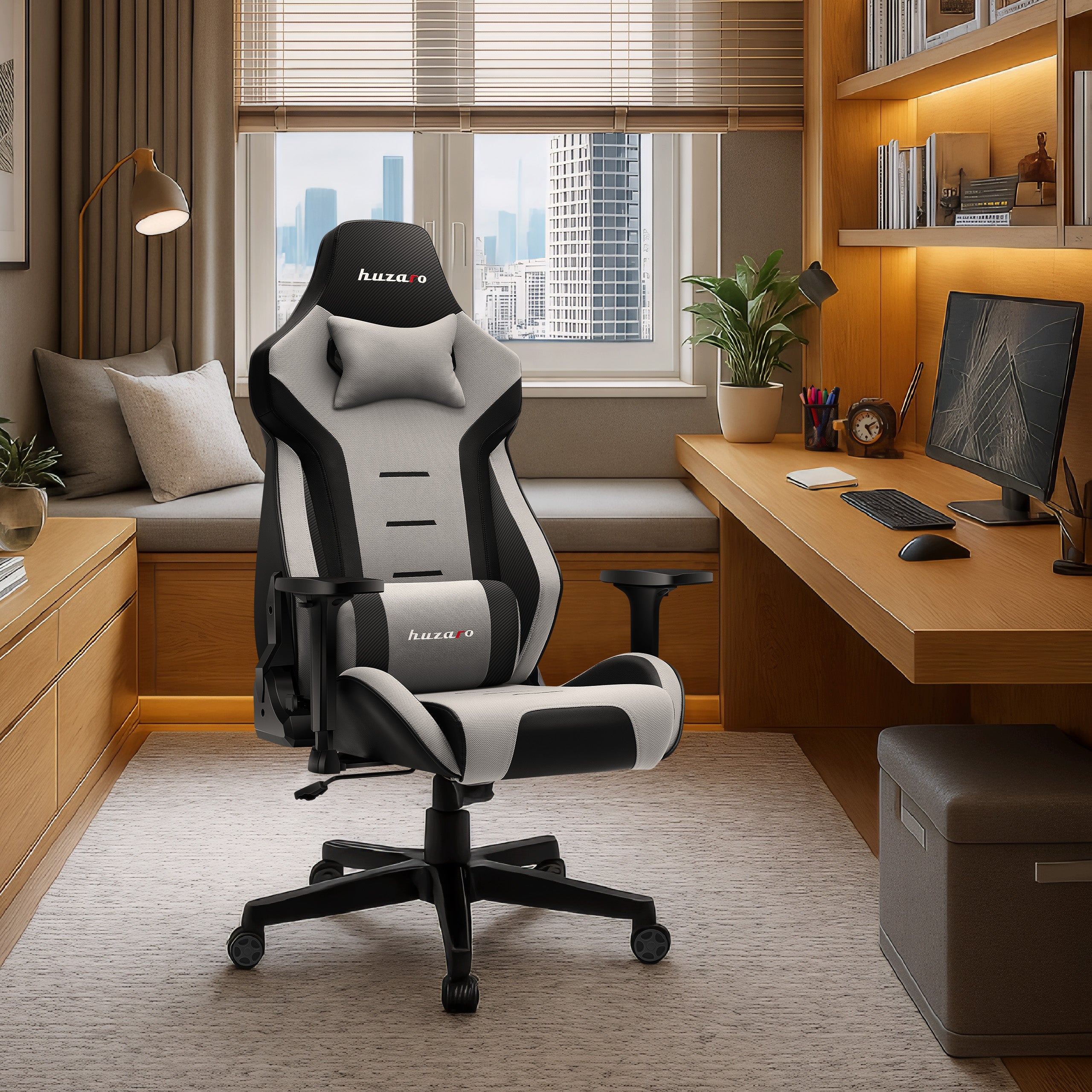 Huzaro FORCE 7.6 Fotoliu de gaming gri