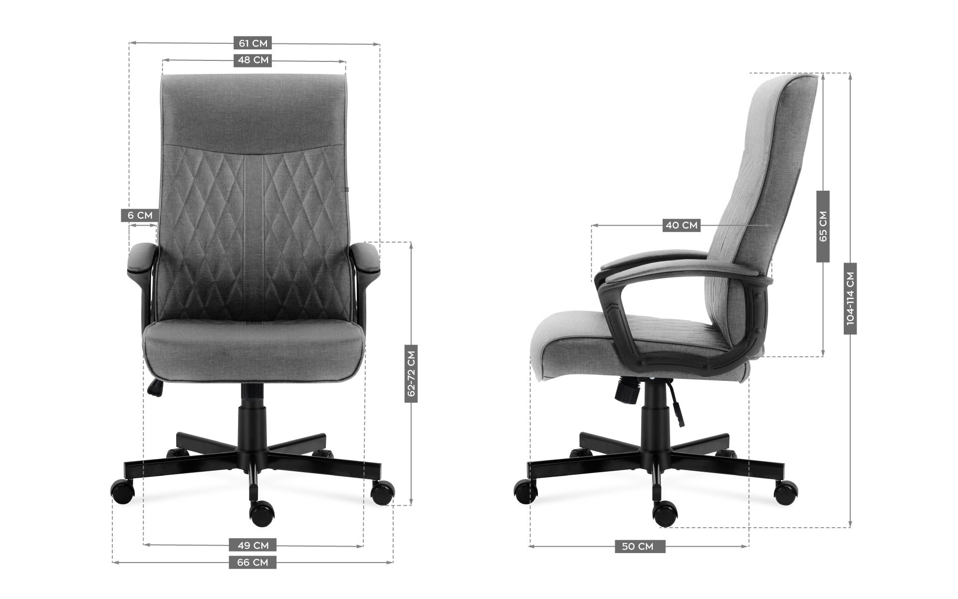 Scaun de birou Mark Adler Boss 3.2 gri