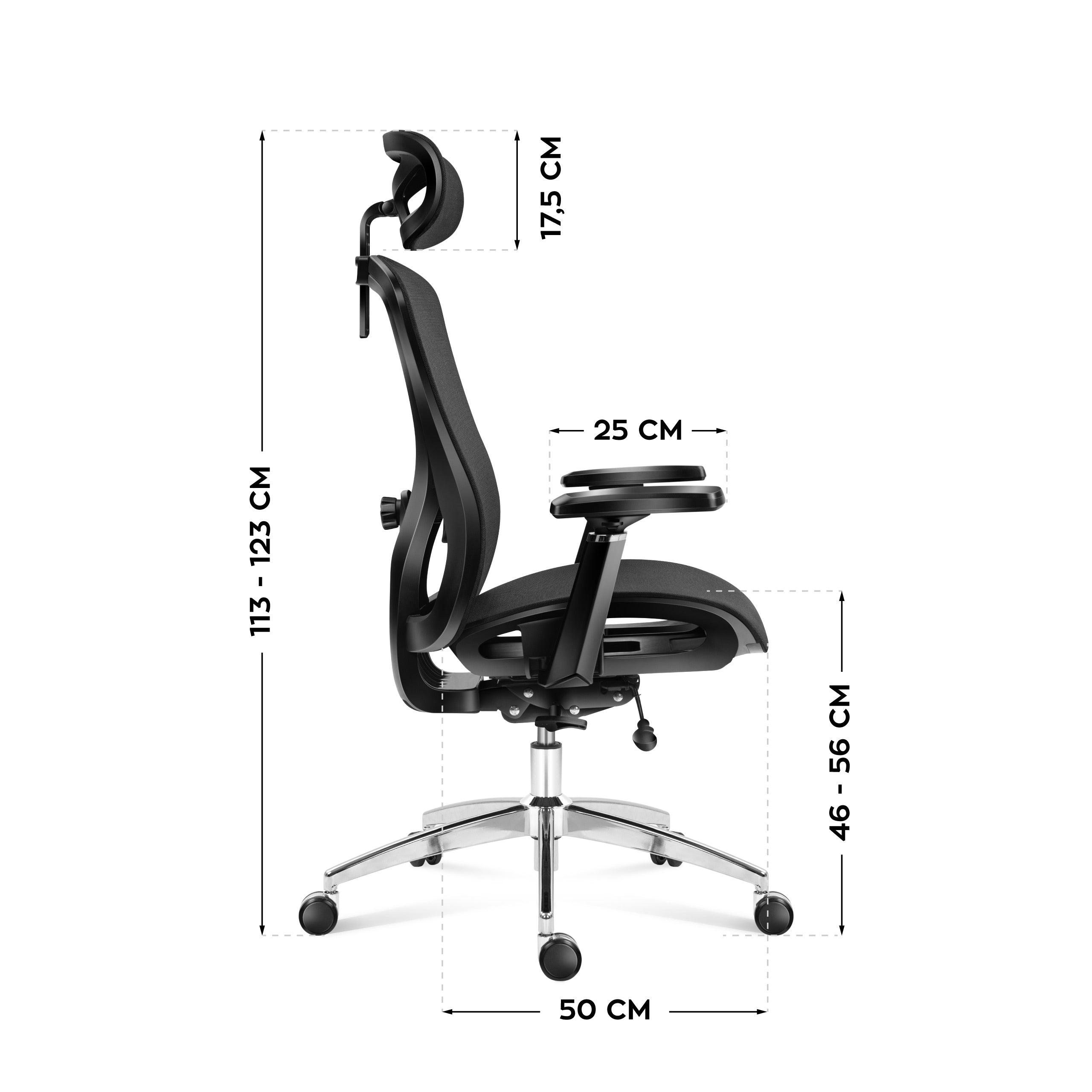 Scaun ergonomic Mark Adler Expert 5.3 Black Mesh