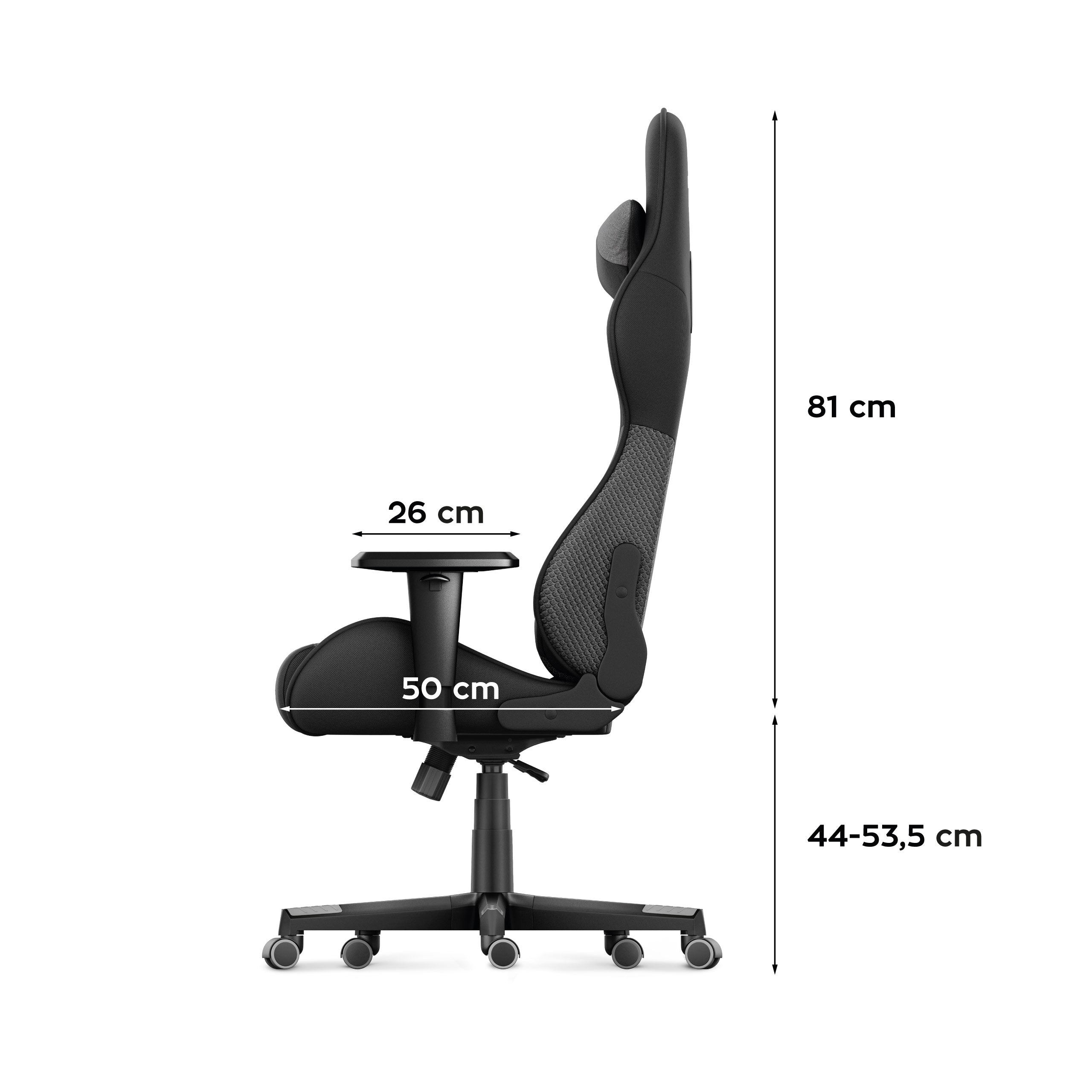 Fotoliu de gaming HUZARO FORCE 6.2 Grey Mesh